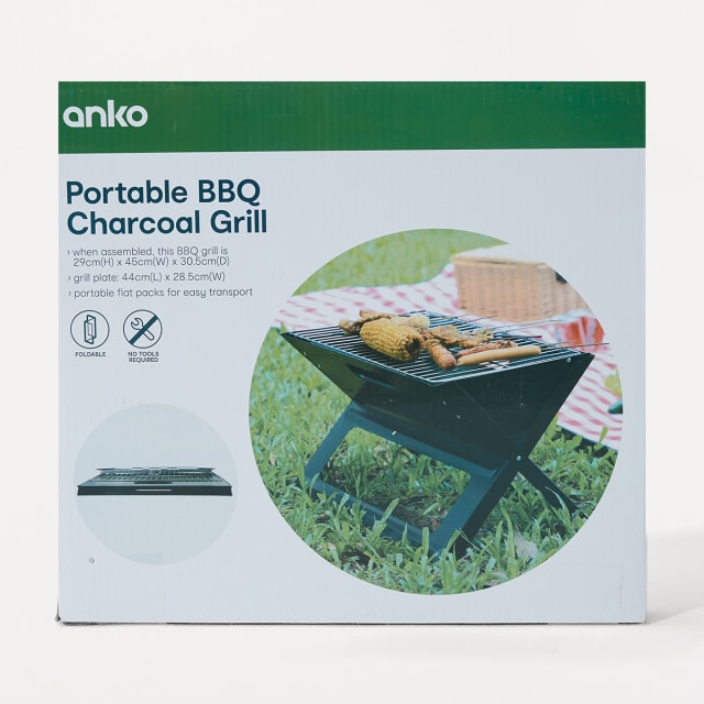 Portable BBQ Charcoal Grill Kmart