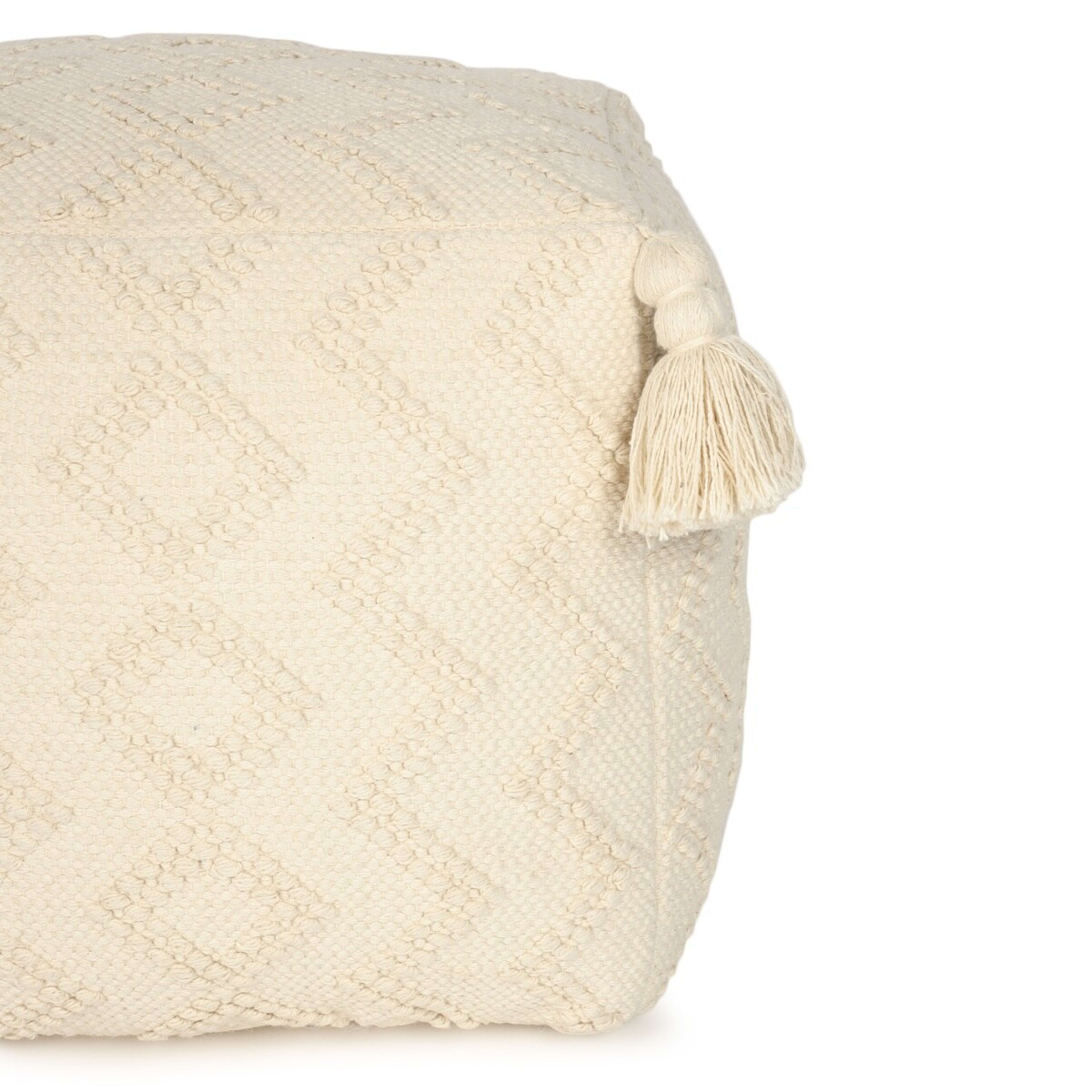 5 Faye Tassel Ottoman - Natural, 5 of 7