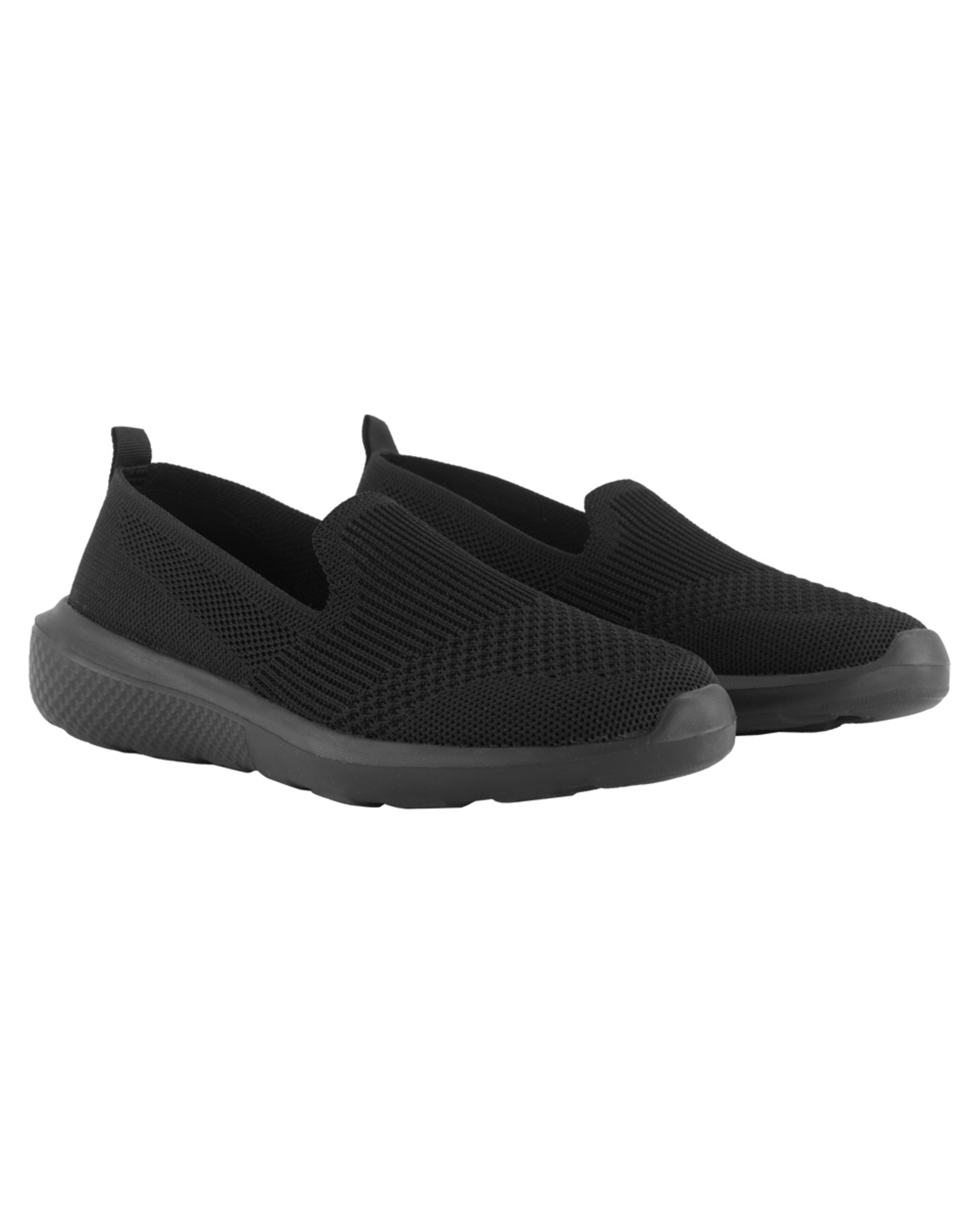 2 Slip On Comfort Walker Sneakers BLACK, 2 of 5