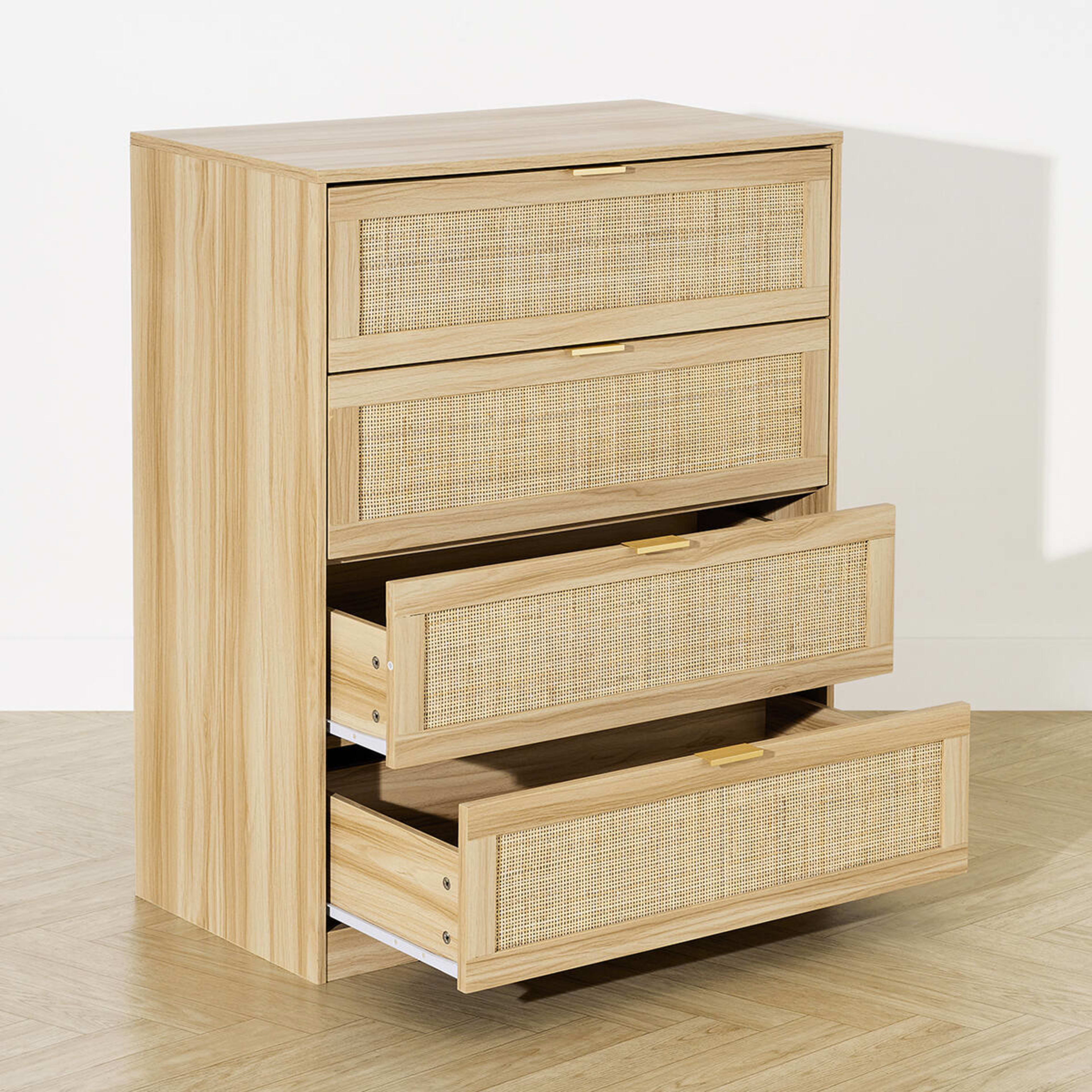 8 Fraser Rattan Chest of Drawers, 8 of 10