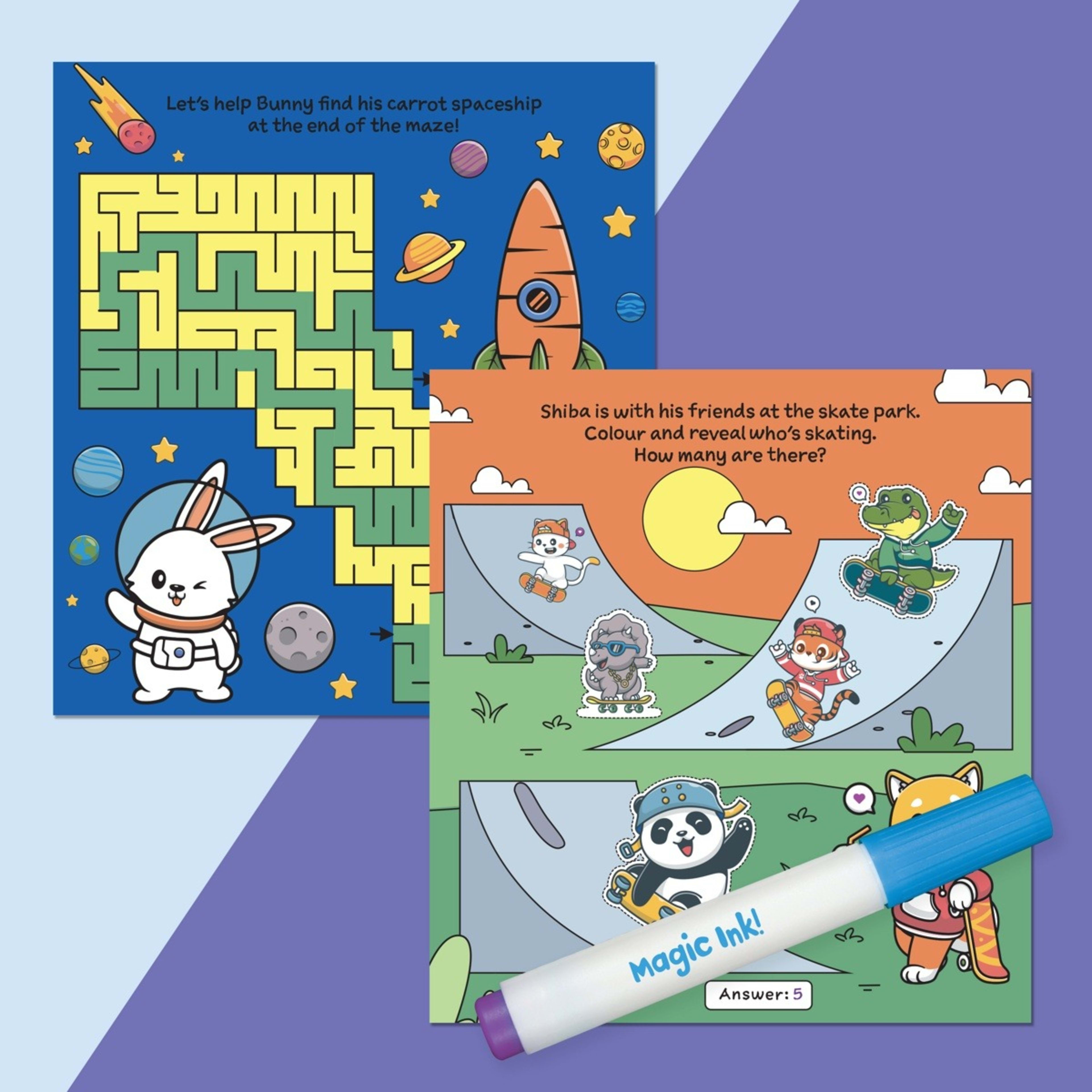 3 INKredibles Magic Reveal Tutti Frutti Mess Free Magic Ink Pictures! - Book, 3 of 5