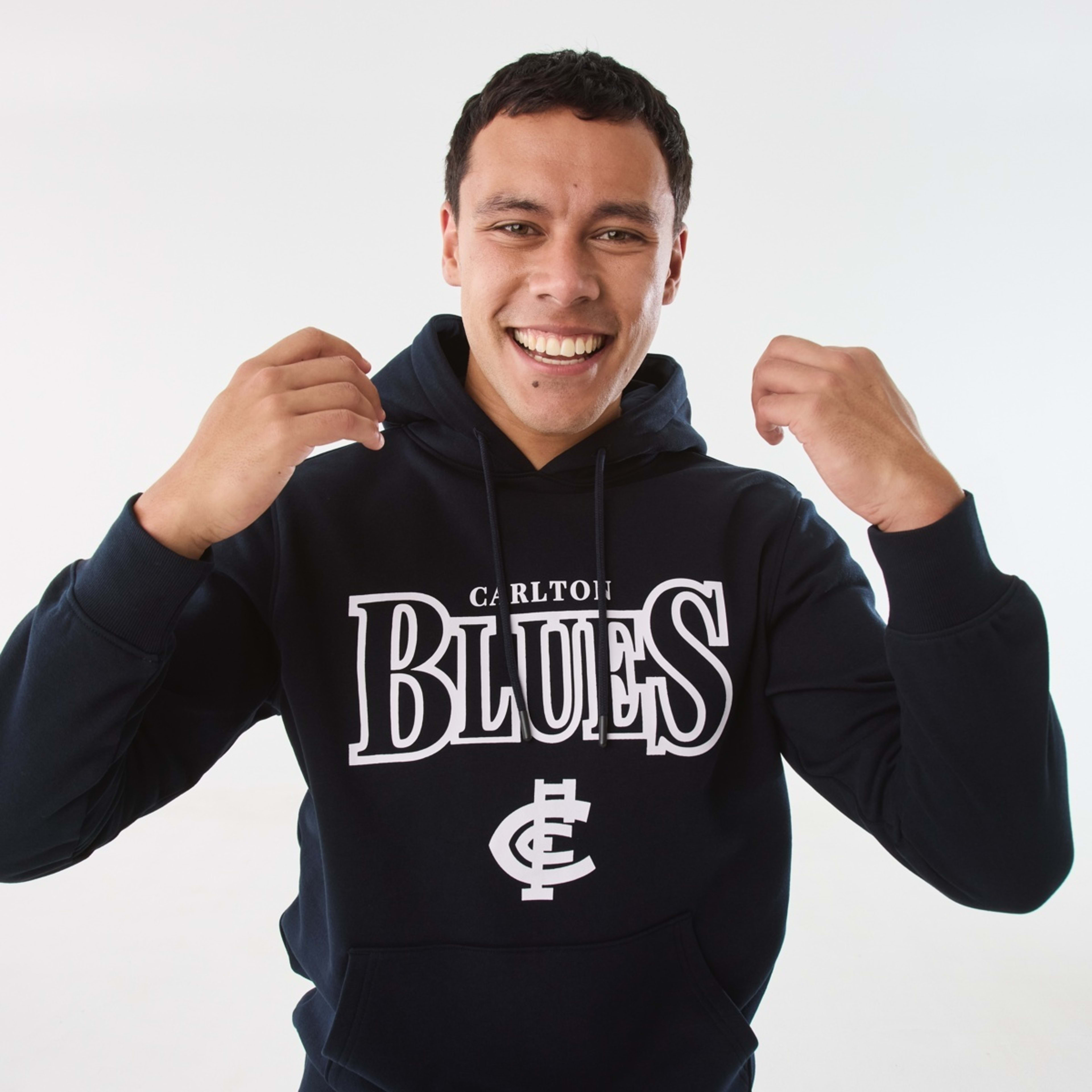 4 AFL Adult Hoodie Carlton, 4 of 7