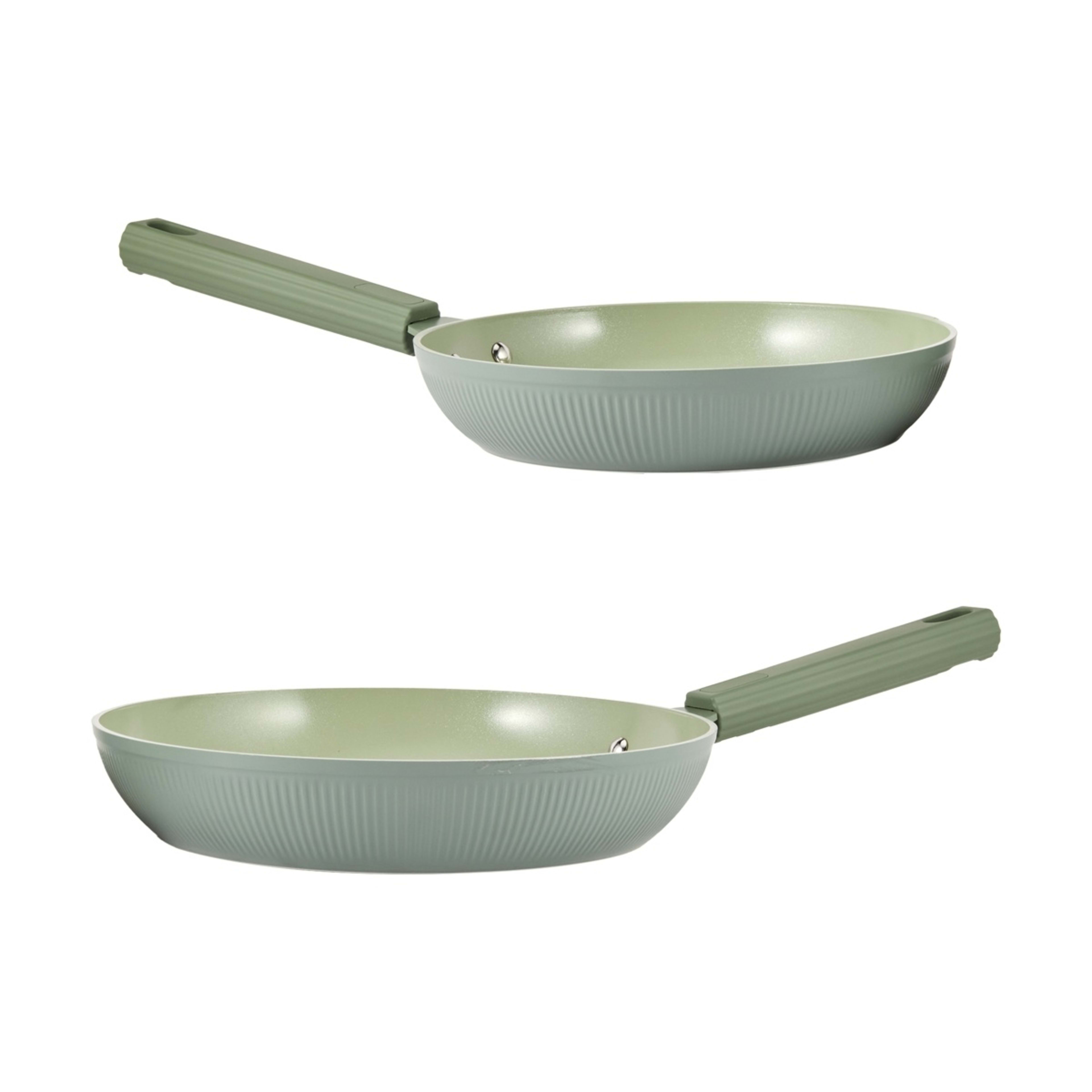 2 2 Piece Linear Frypan Set - Black, 2 of 7