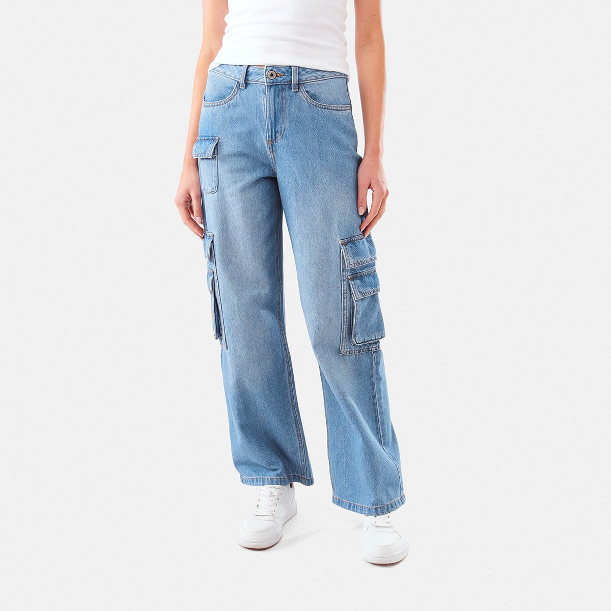 Cargo Pocket Jeans Kmart