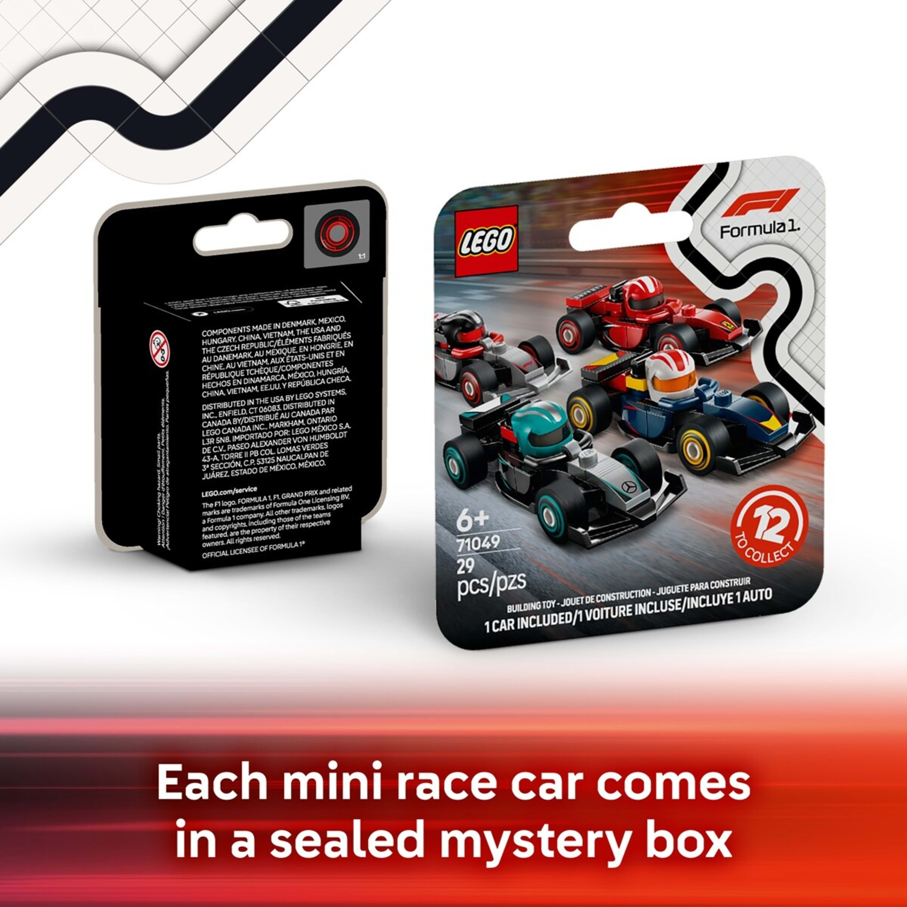 6 LEGO F1 Collectible Race Cars 71049, 6 of 11