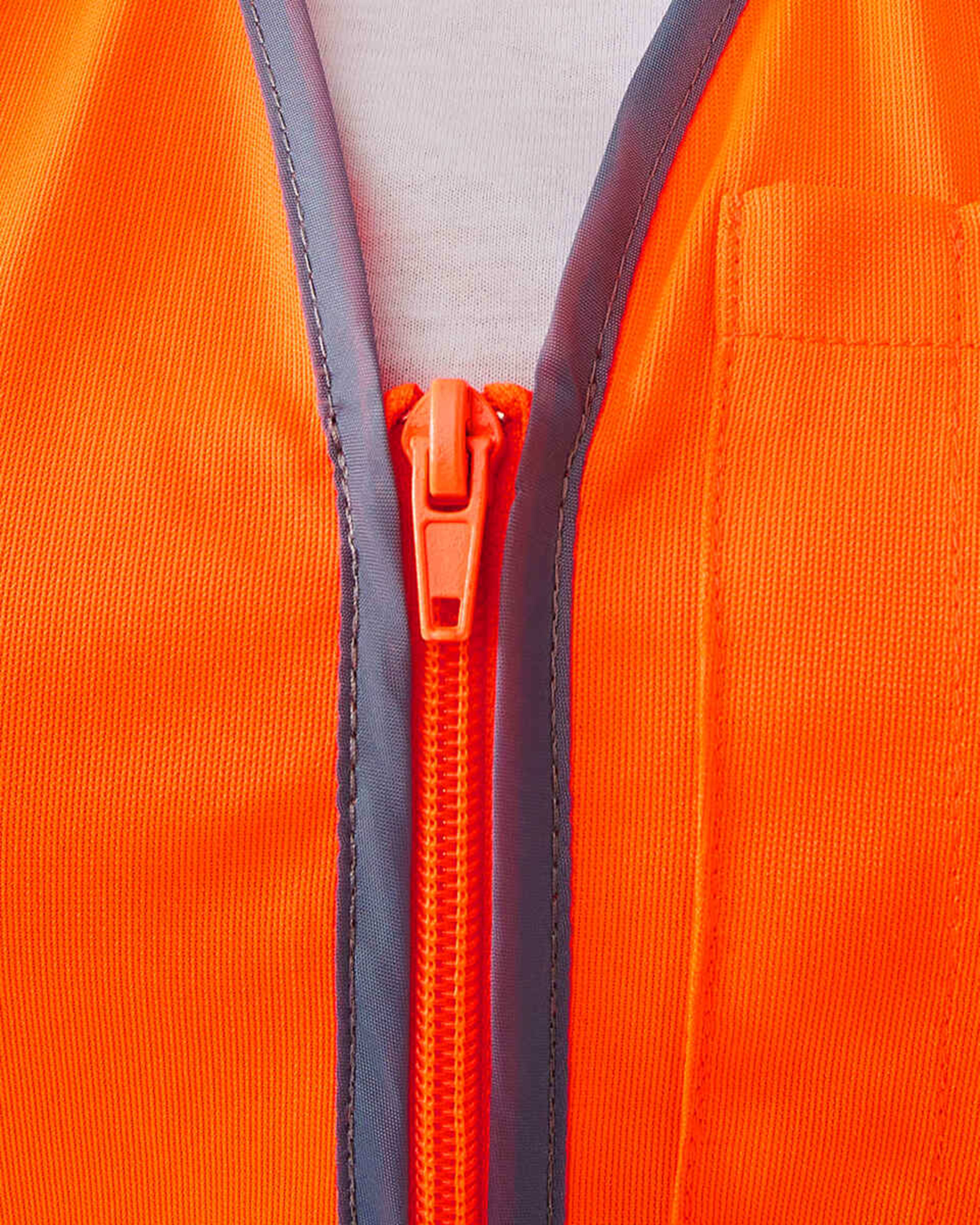 9 Workwear Hi-Visibility Vest SAFETY ORANGE, 9 of 10