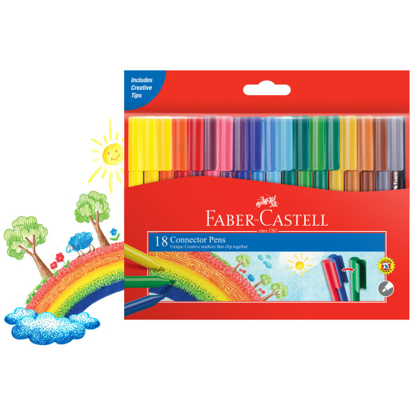 kmart.com.au | Faber-Castell Connector Pens - Pack of 18