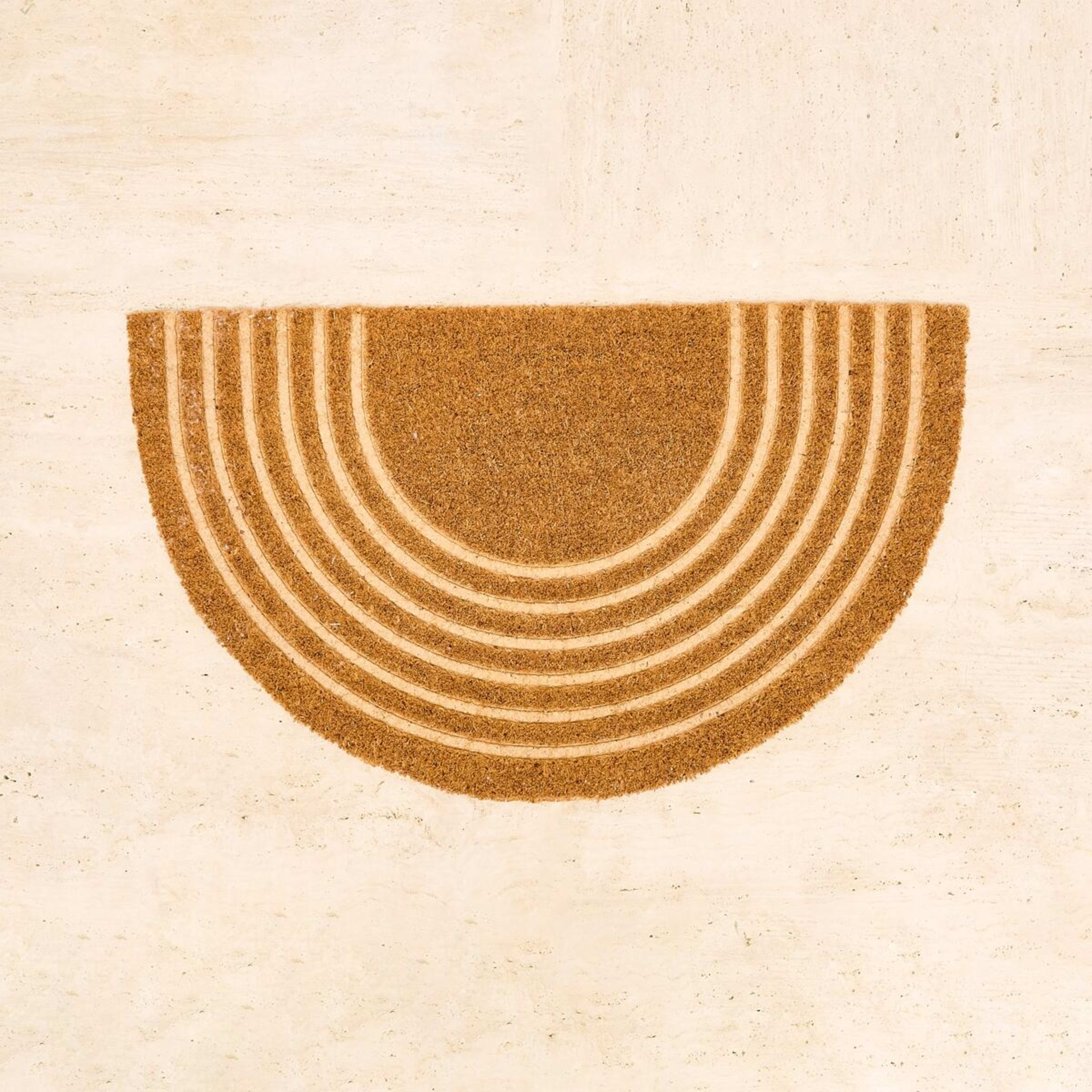 4 Embossed Semi Circle Door Mat, 4 of 5