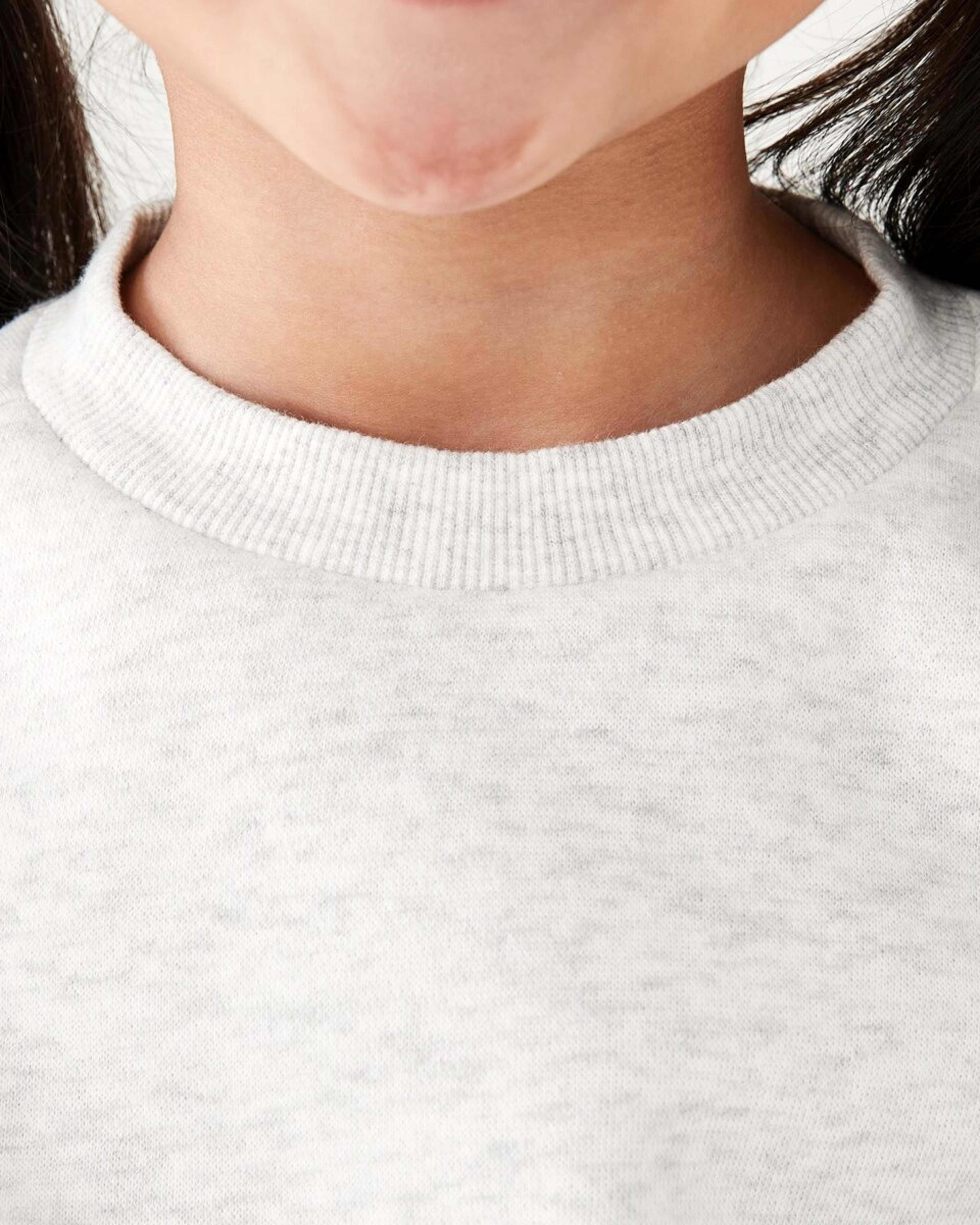 4 Crew Neck Sweater Wht Marle, 4 of 8