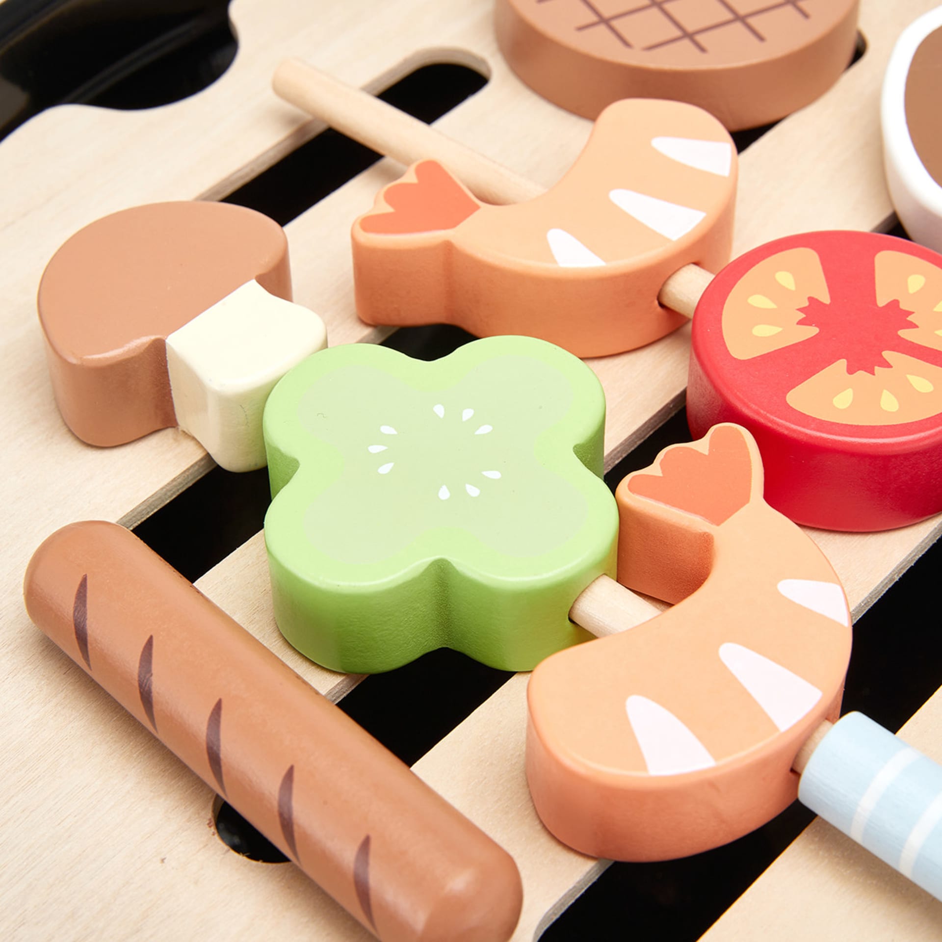 13 Piece Wooden BBQ Playset Kmart