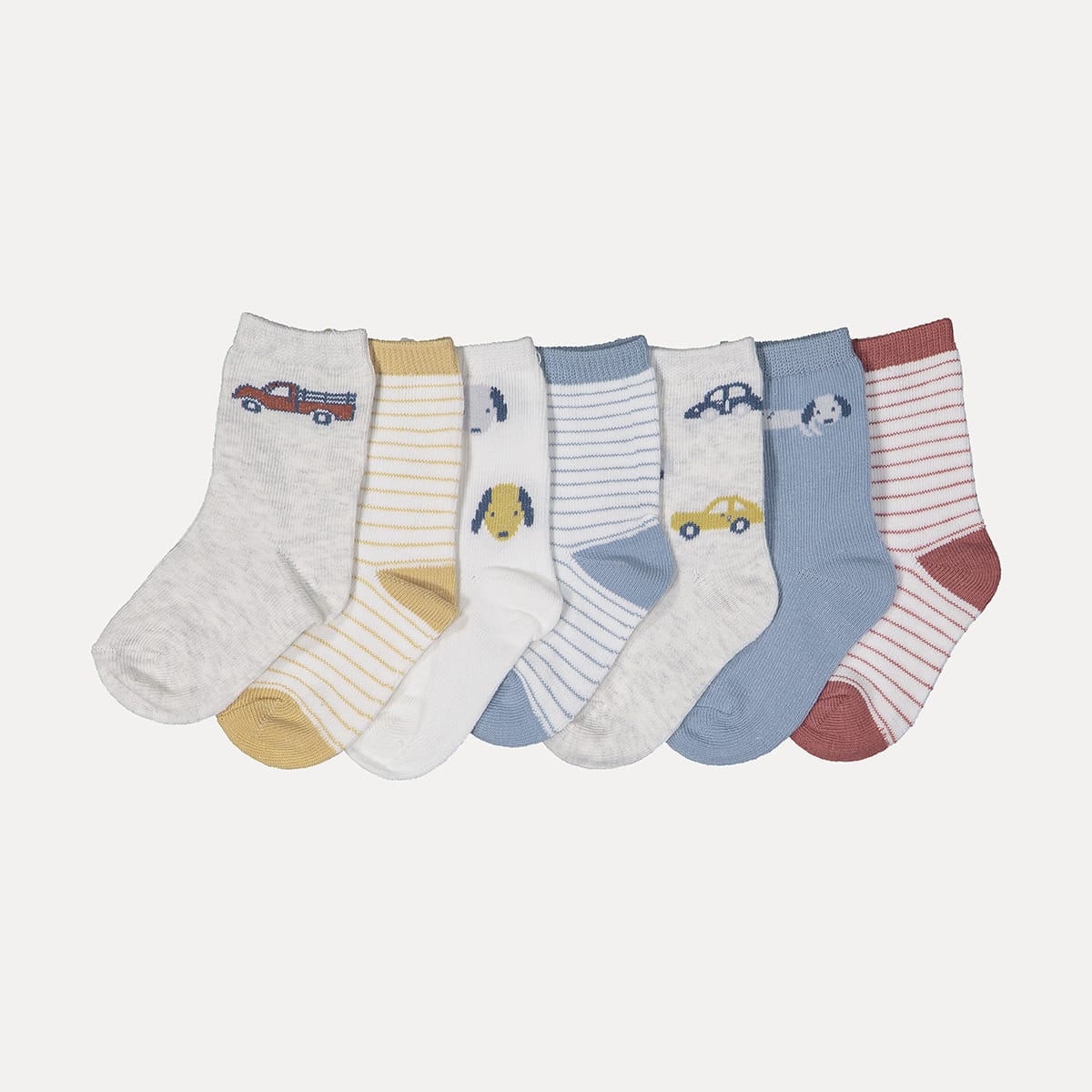 7 Pack Crew Socks Kmart