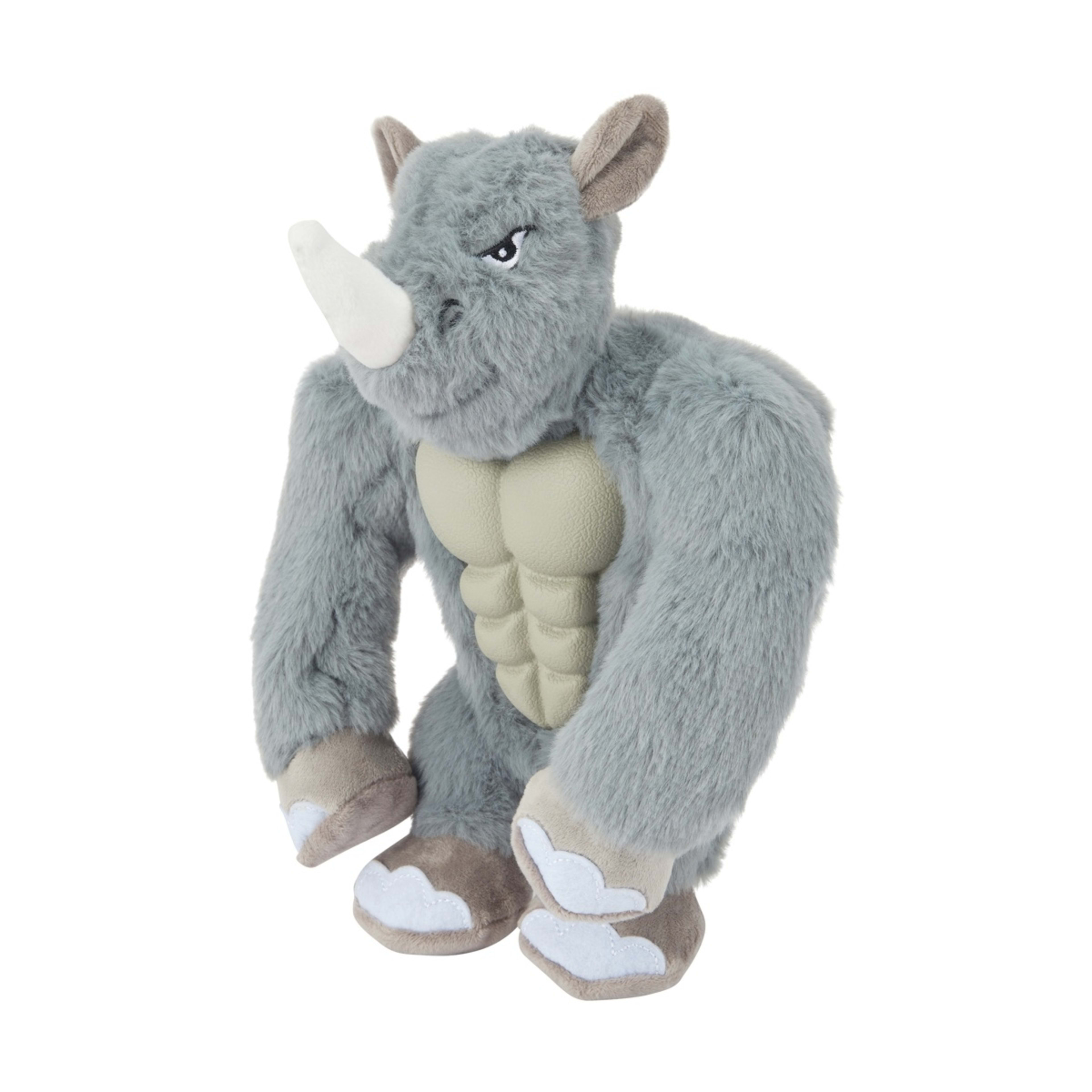 1 Pet Toy Super Tough Plush - Rhino