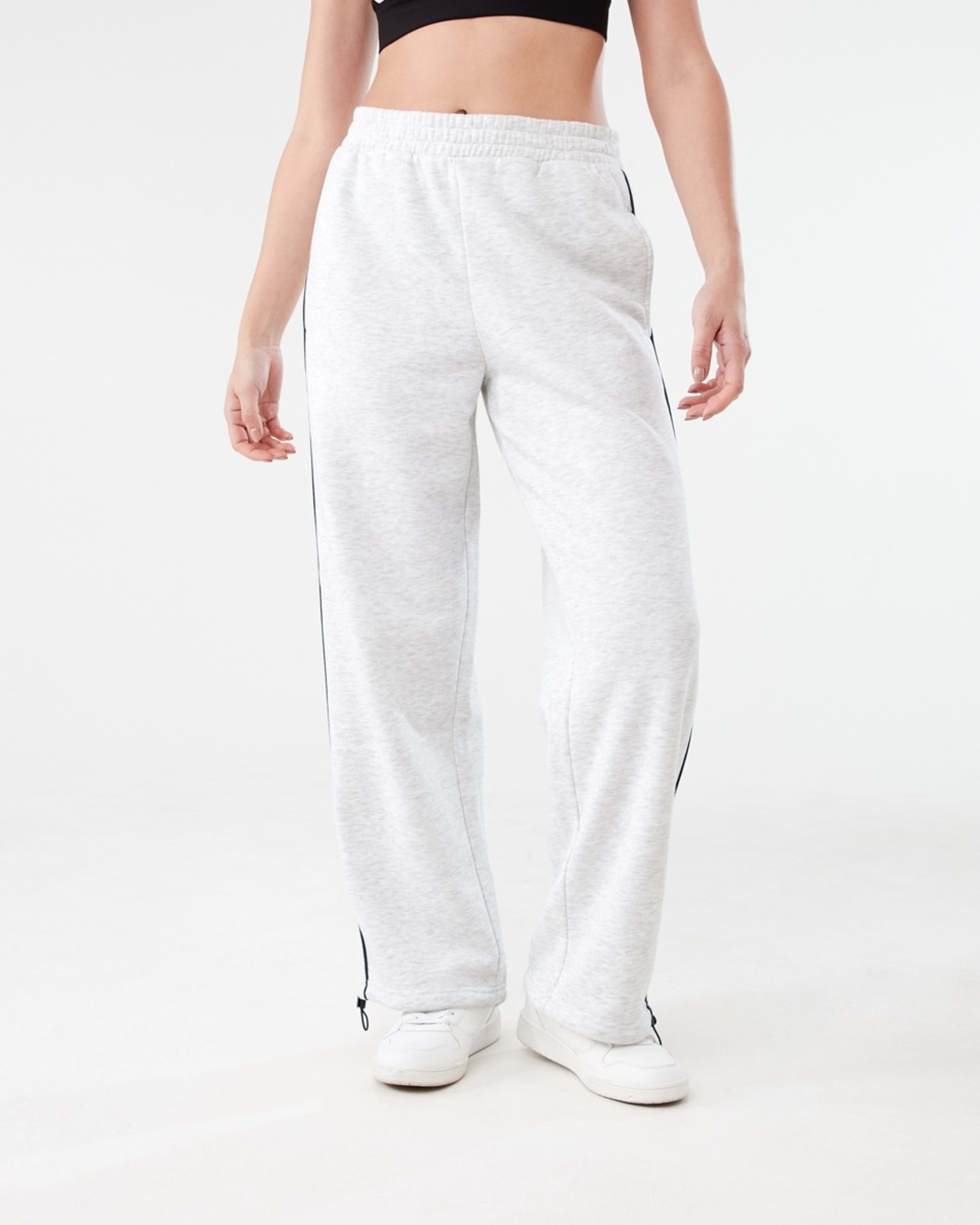 1 Toggle Hem Trackpants Wht Marle