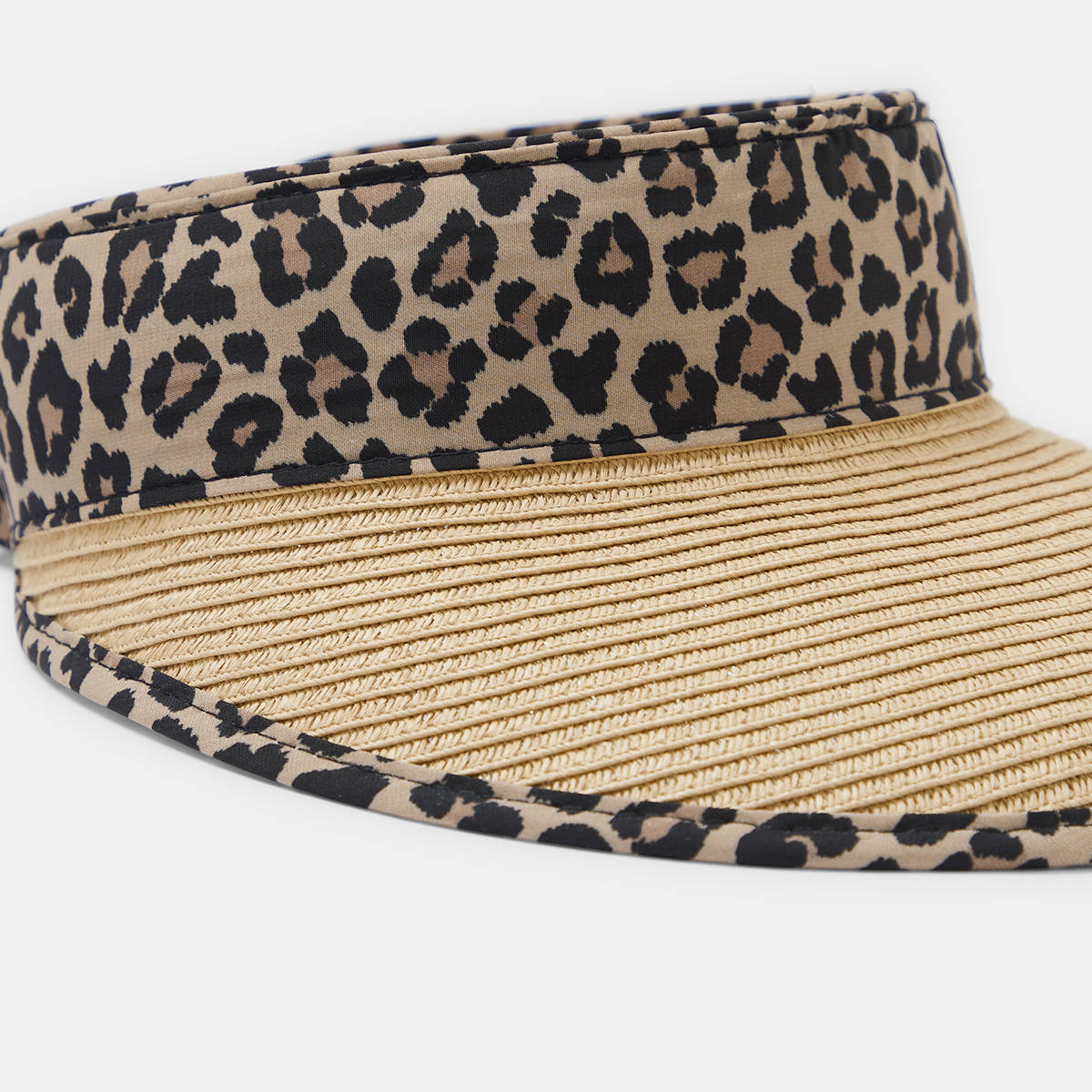 Leopard Trim Visor Kmart