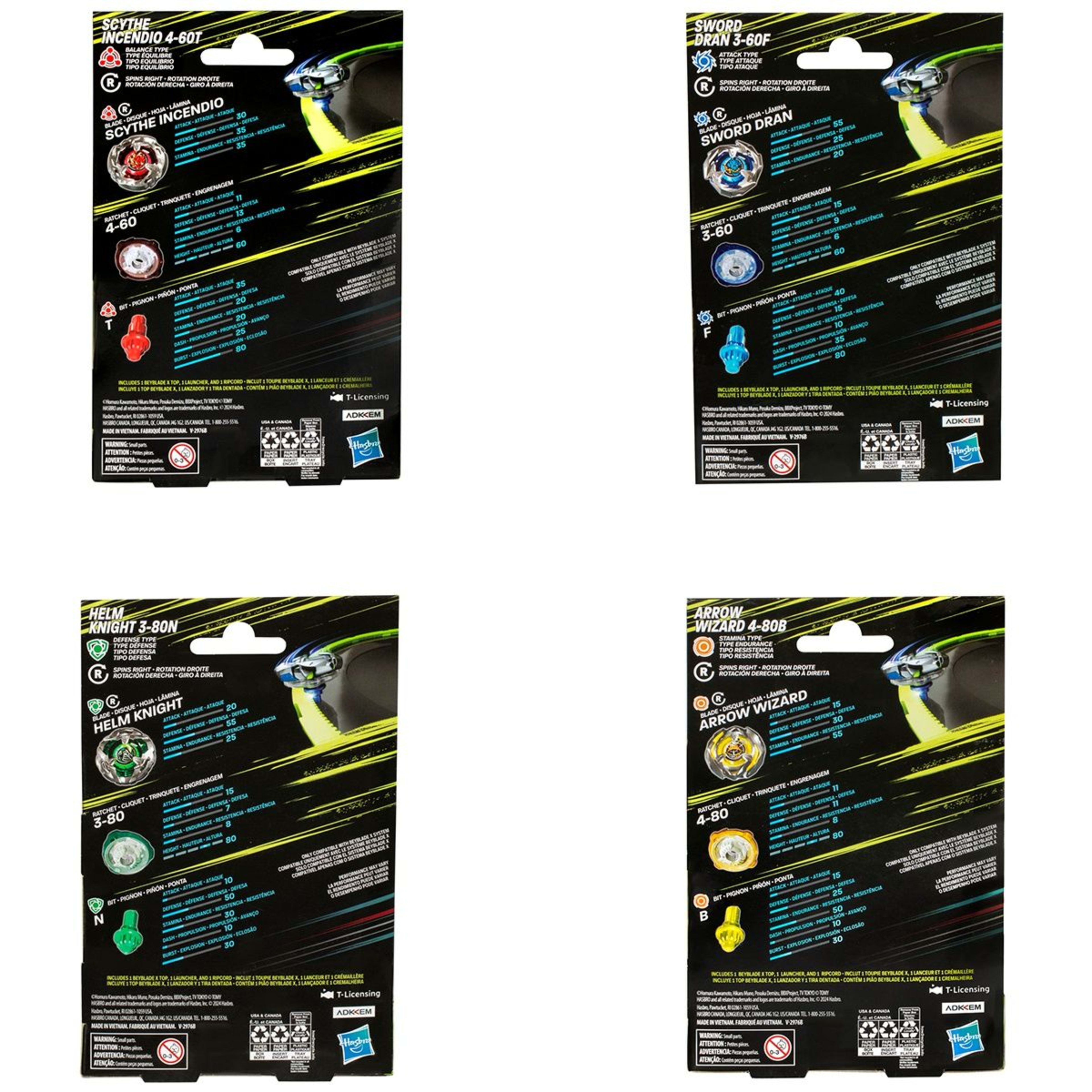 3 Beyblade X Starter Pack - Assorted, 3 of 3