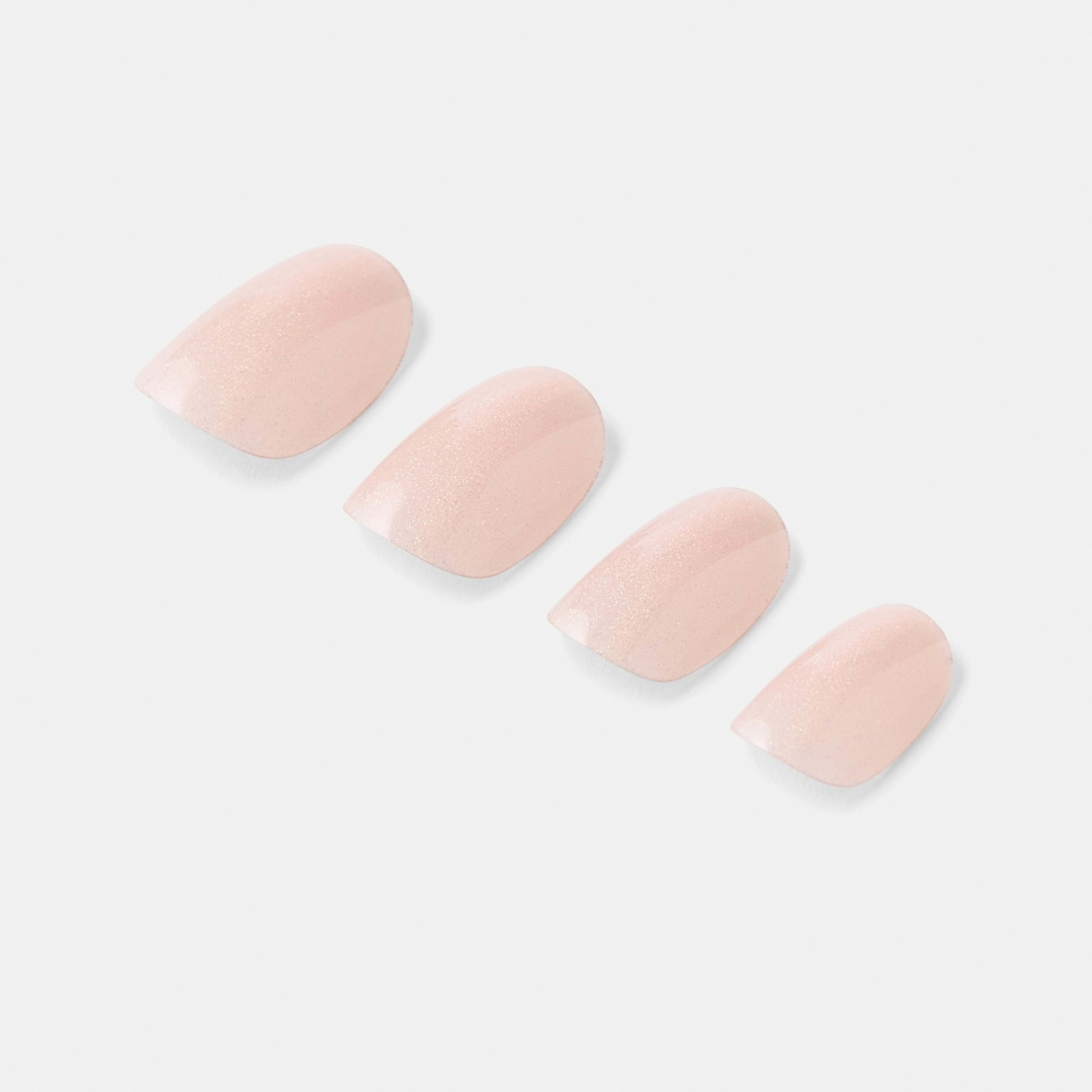 5 OXX Cosmetics 24 Pack Artificial Nails with Adhesive - Oval Shape, Pearl Glaze, 5 of 5