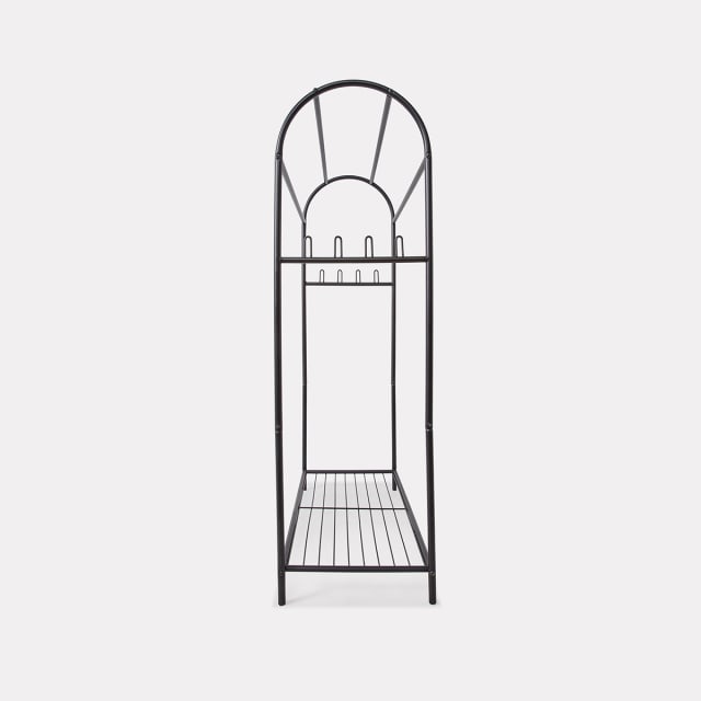 Black Arch Towel Rail Kmart