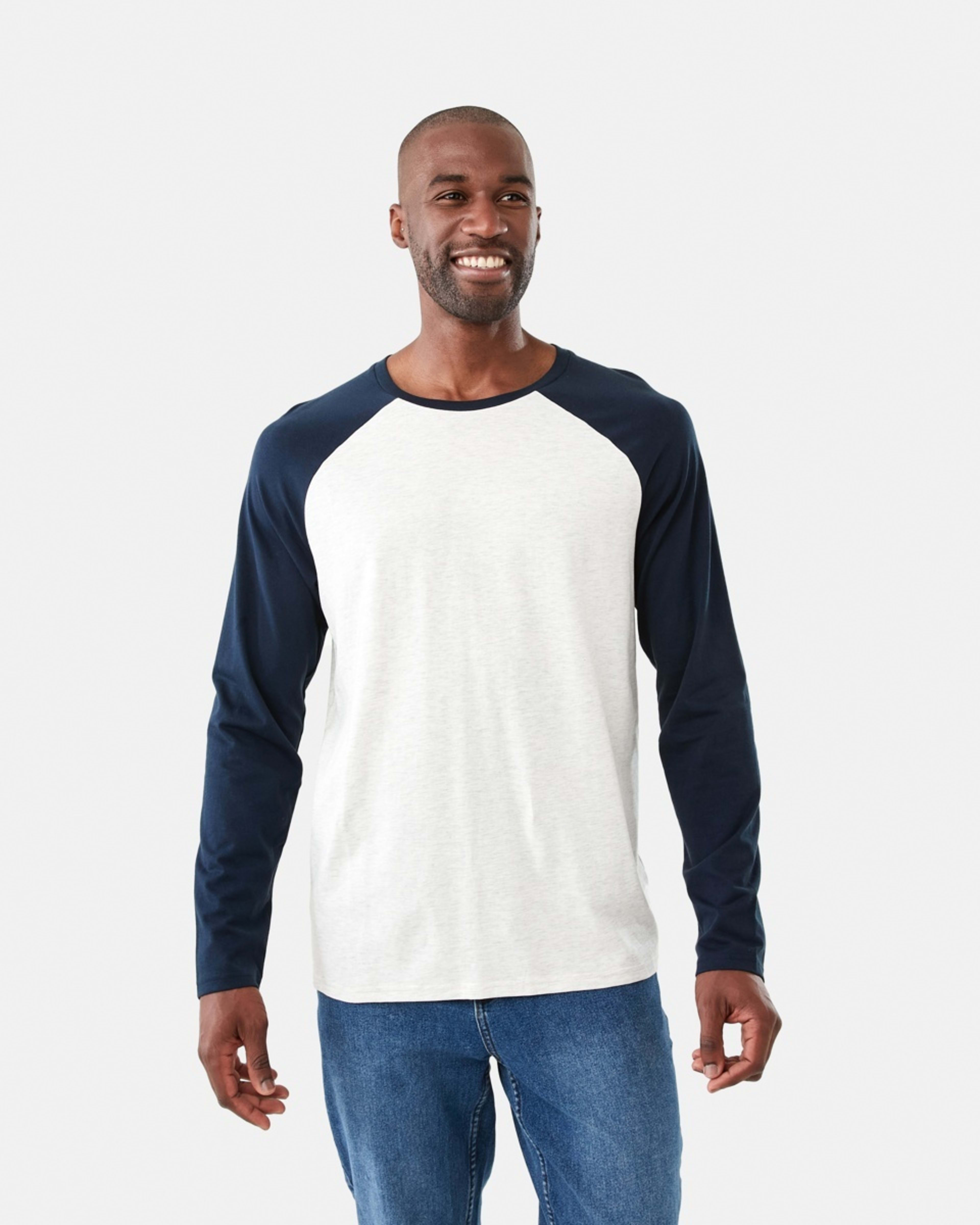 1 Long Sleeve Raglan T-shirt Sky Captain