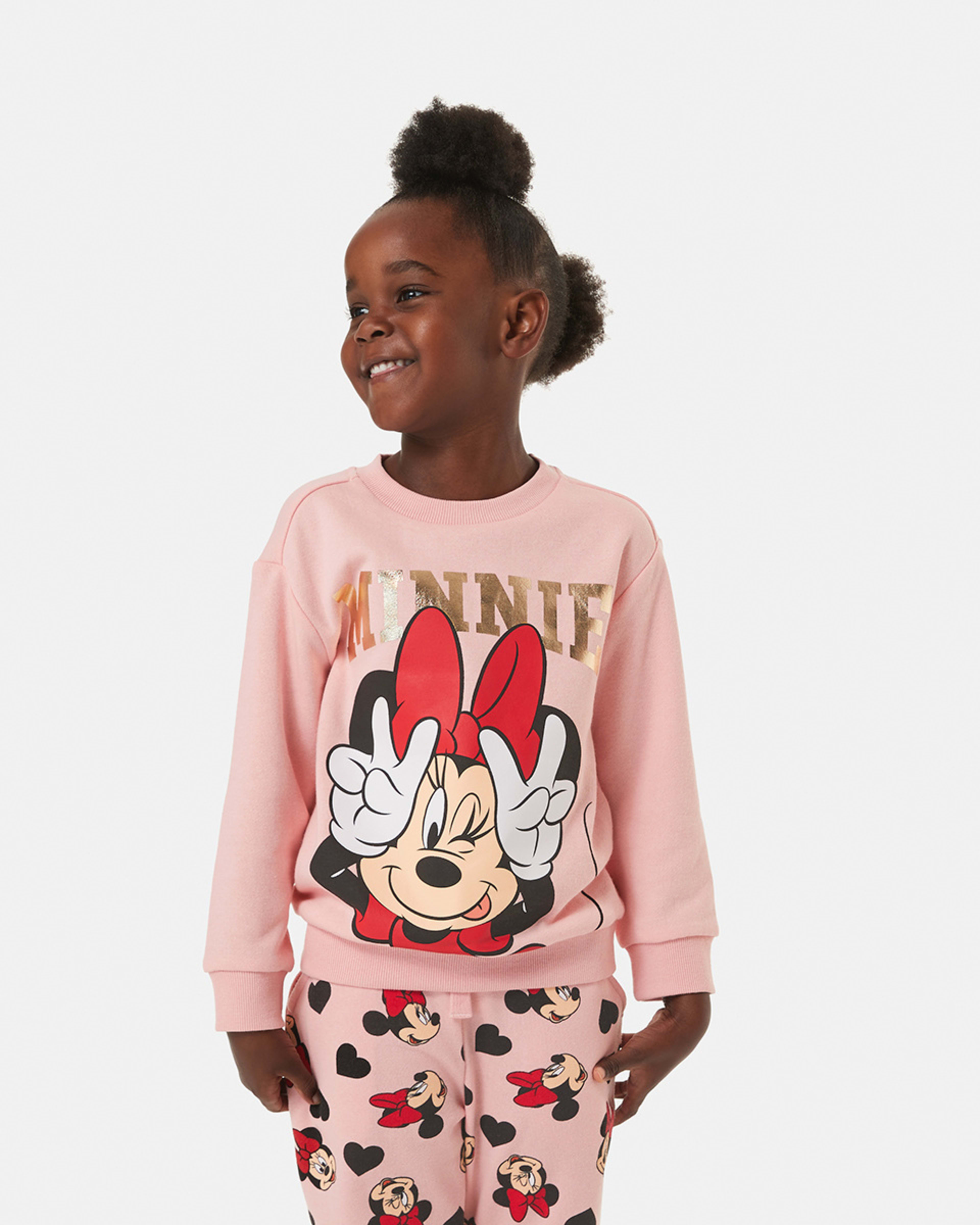 Minnie Mouse License Crew Neck Sweatshirt Kmart