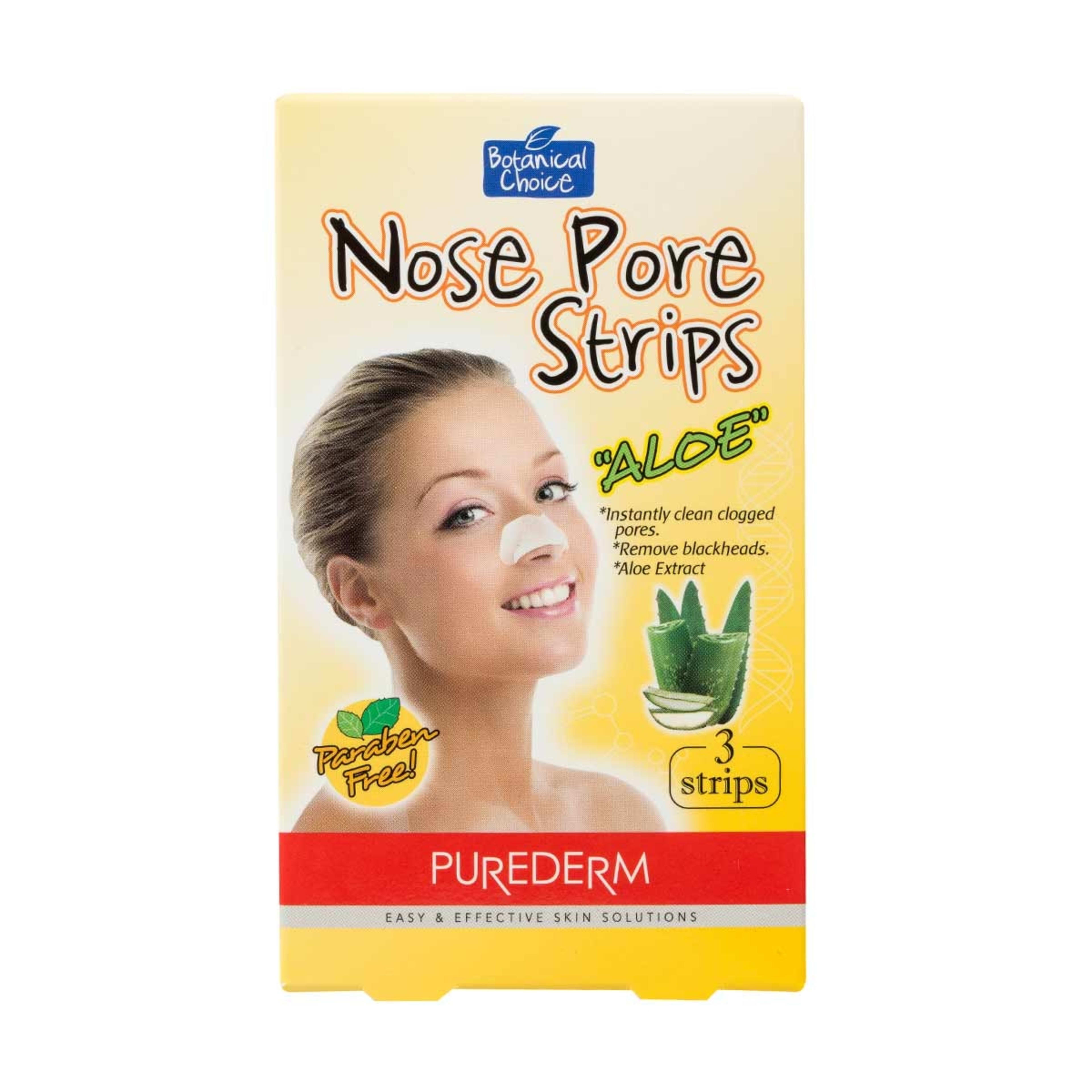 1 Purederm Botanical Choice Nose Pore Strips - Aloe