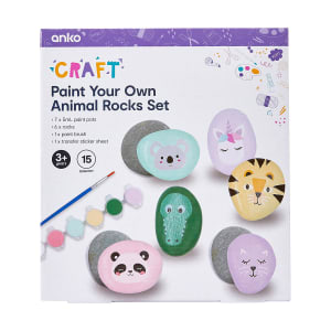 ANIMAL ROCK PAINTING BOX SET.