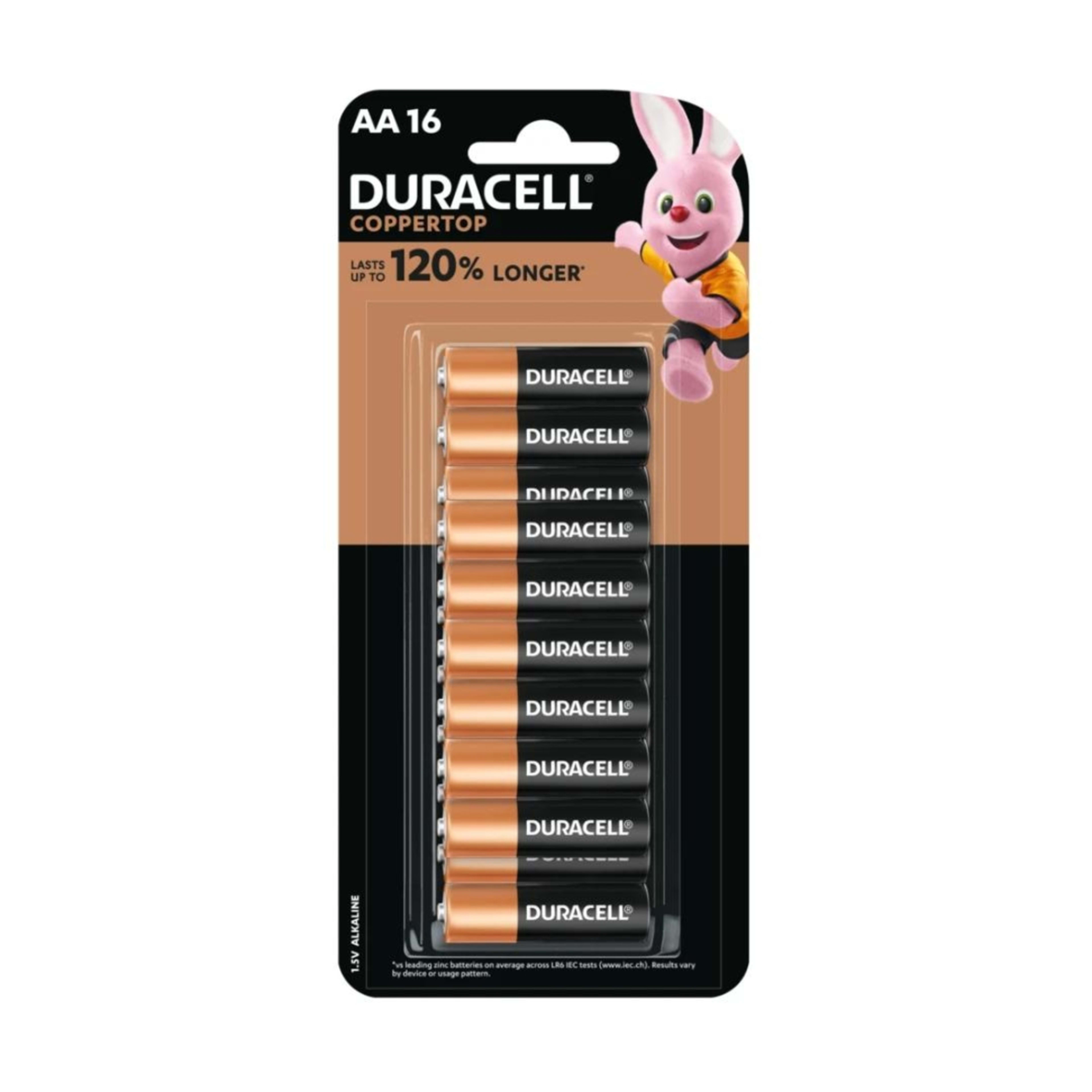 1 Duracell Coppertop Alkaline AA 16 Pack Batteries, 1 of 10