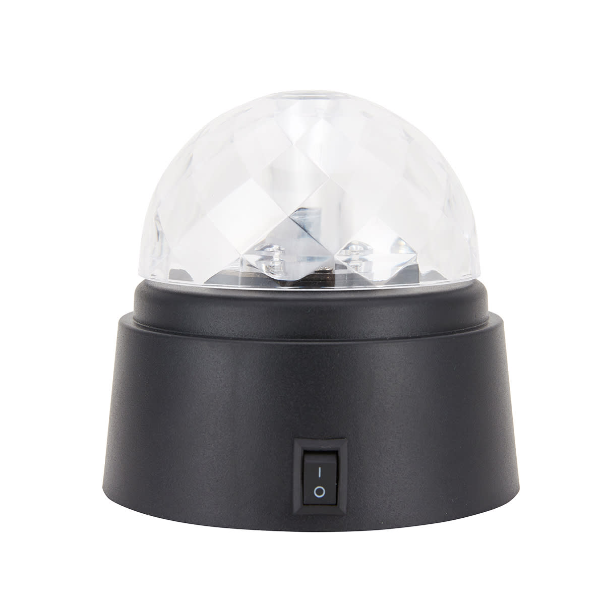 rotating mirror ball with lights kmart