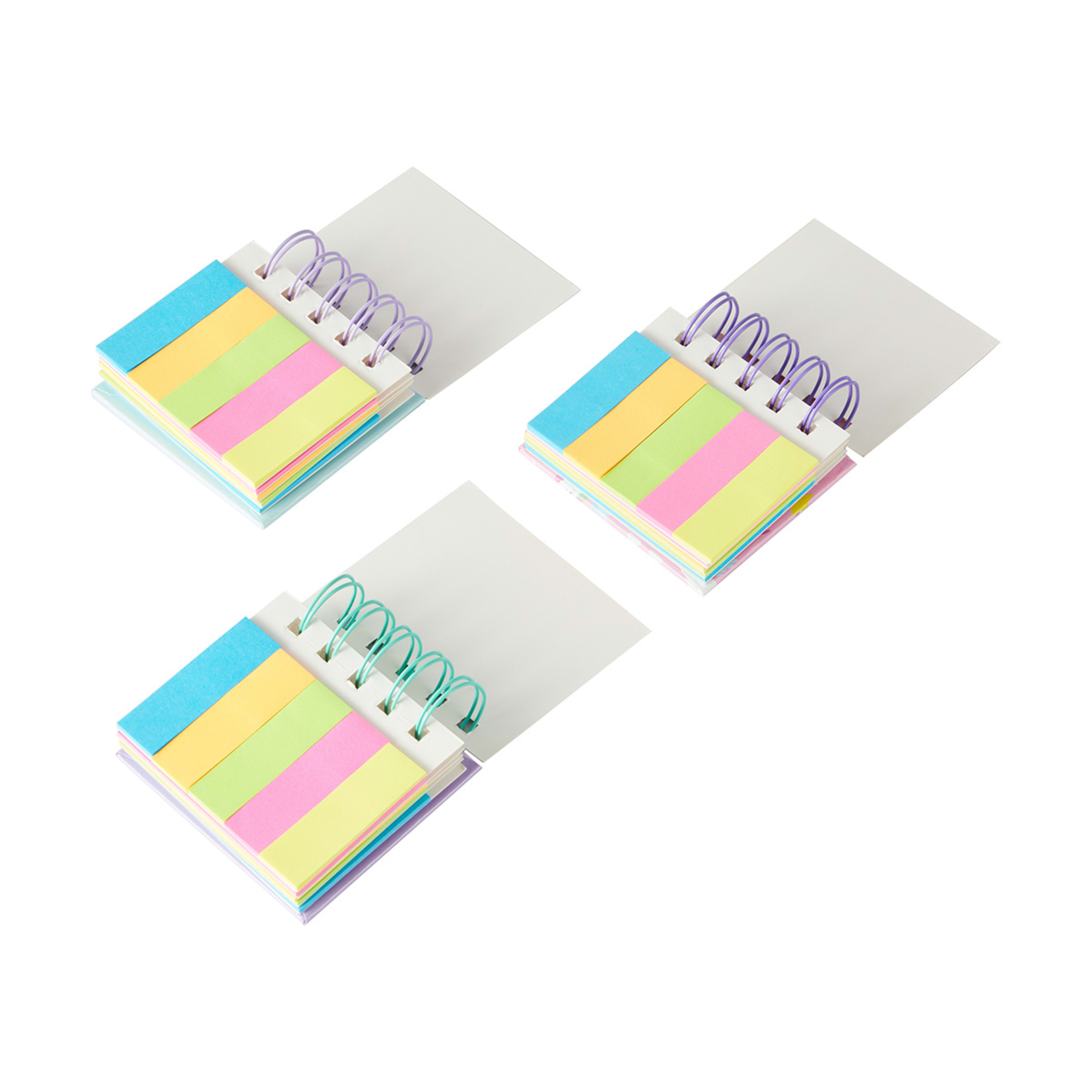 Spiral Sticky Note Assorted Kmart