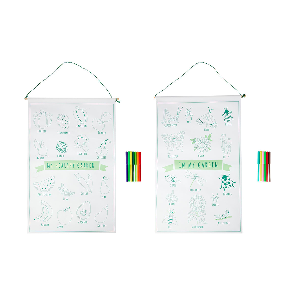 My World Colour in Canvas Banner Kit Assorted Kmart