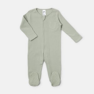 Unisex Organic Cotton Ribbed Coverall