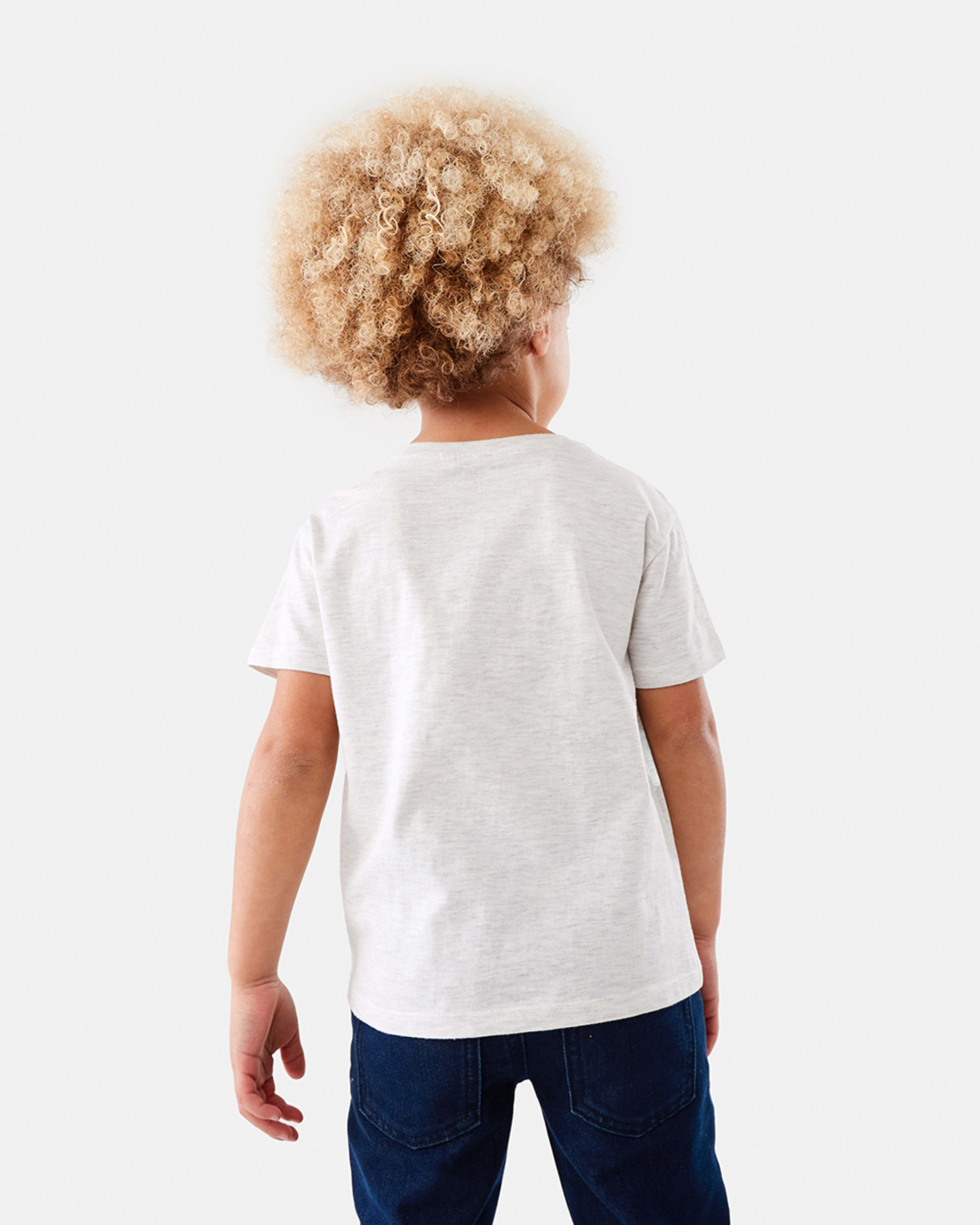 2 Chest Print T-shirt White Sun, 2 of 8