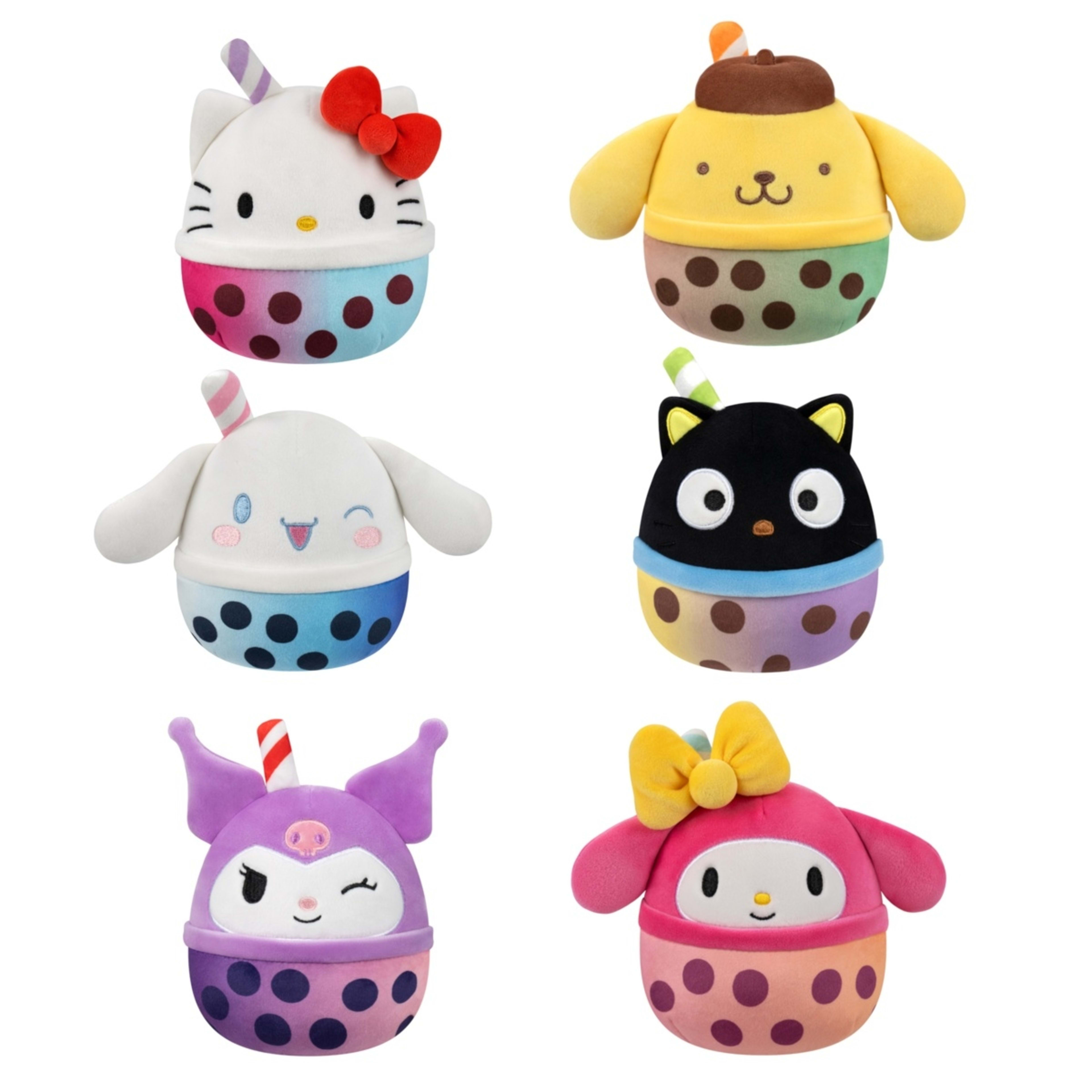 1 13cm Original Squishmallows Sanrio Hello Kitty Boba Scented Plush Toy - Assorted, 1 of 7