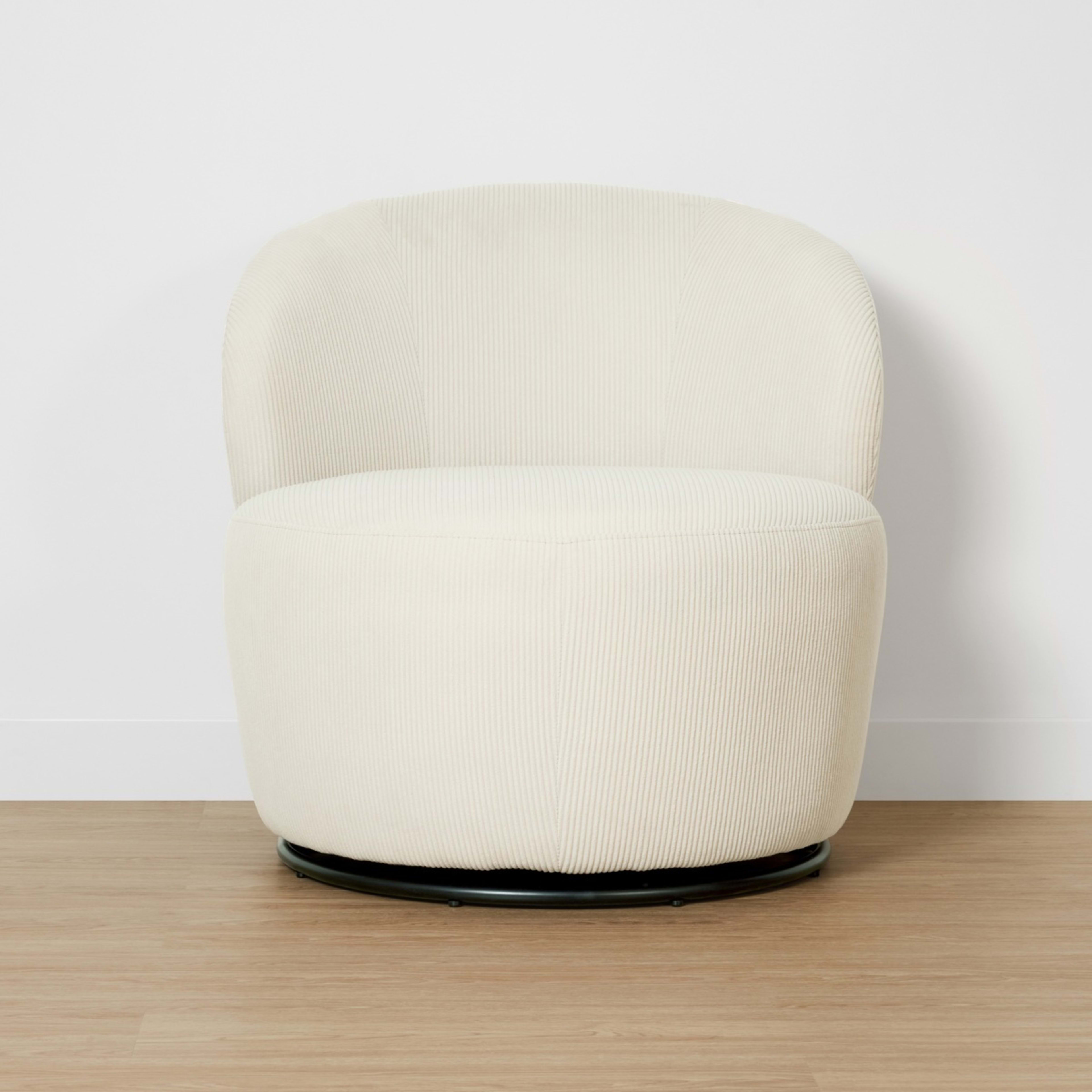 2 Corduroy Swivel Chair, 2 of 9