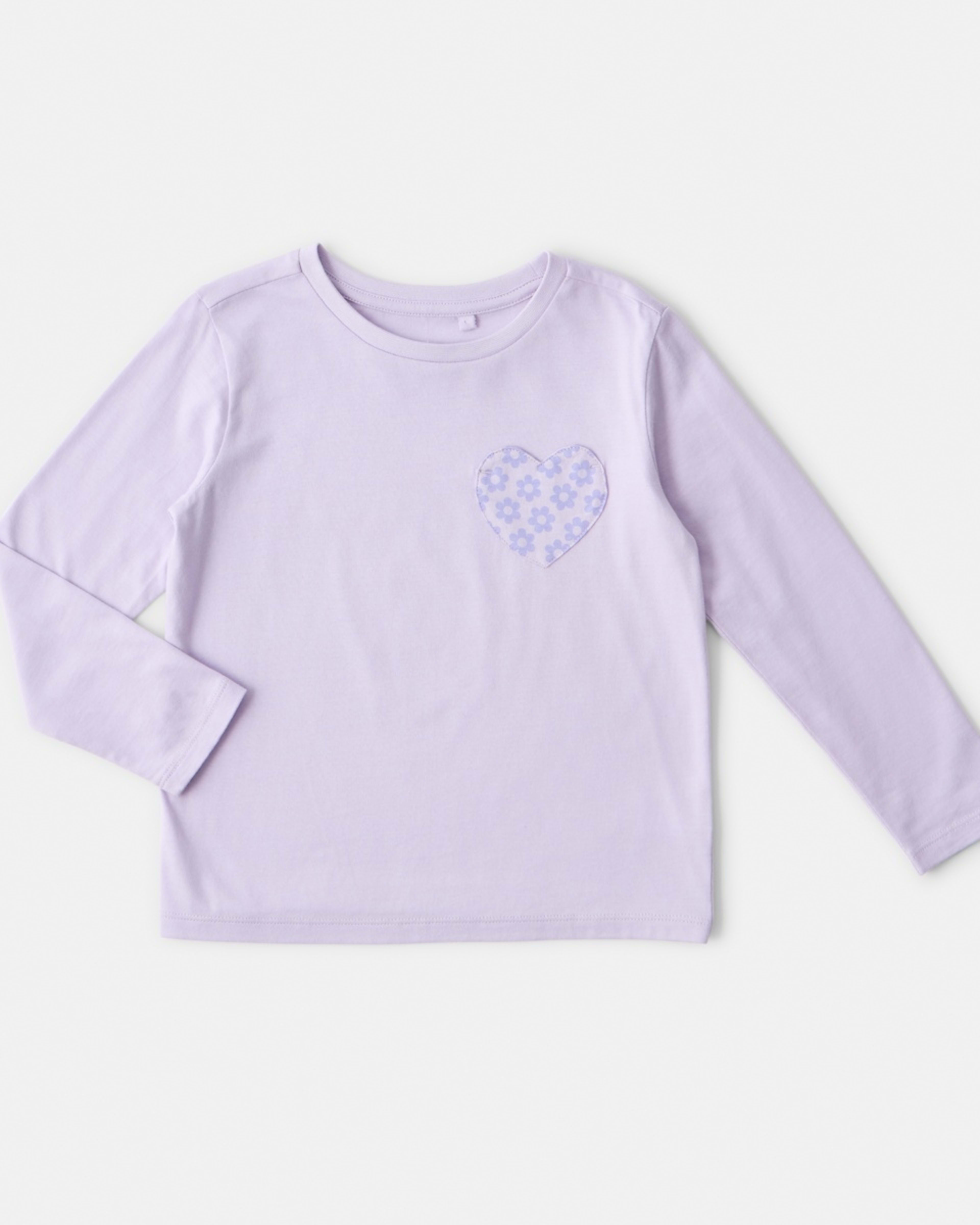 7 Long Sleeve Pocket T-shirt Pst Purple, 7 of 8