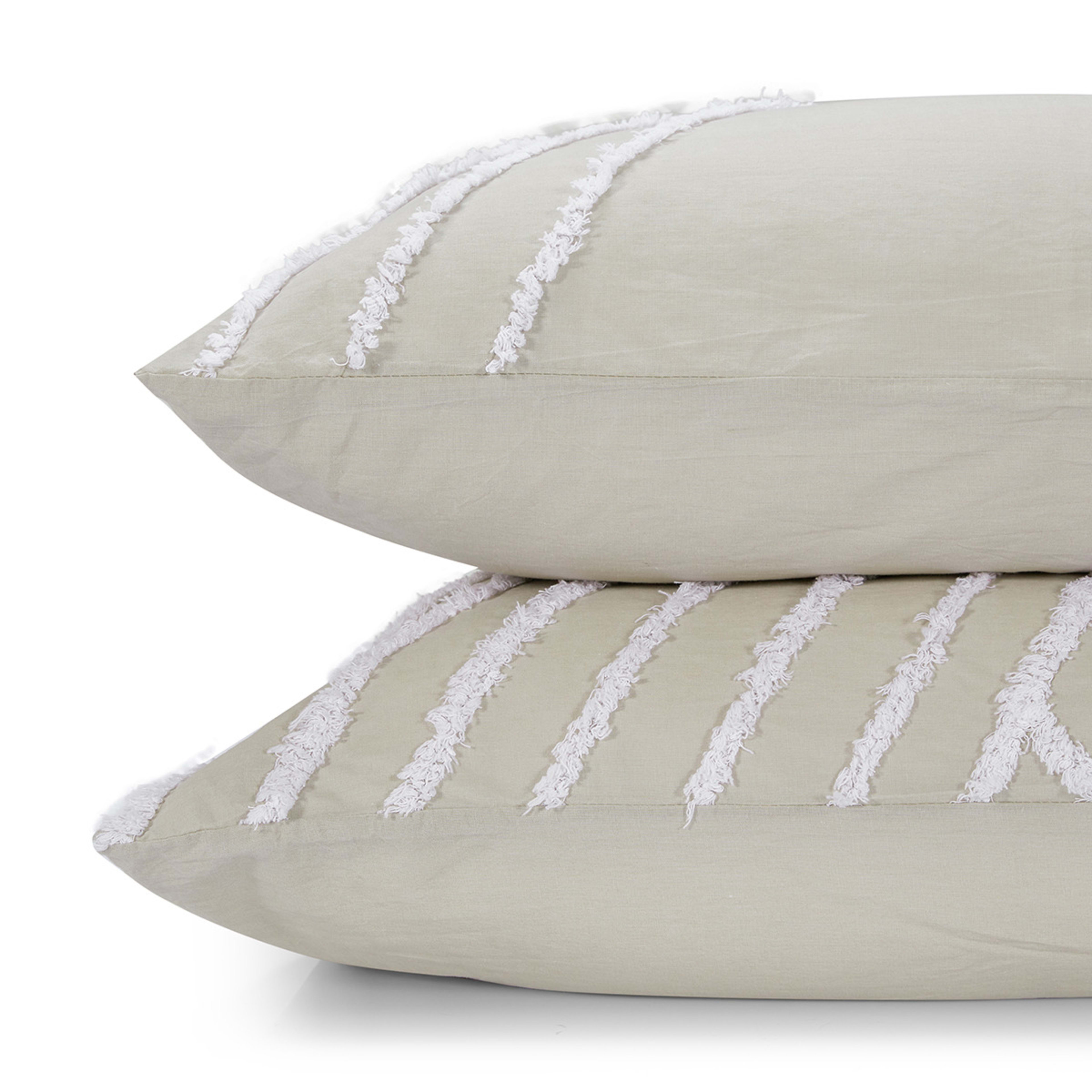 Phoenix Cotton Quilt Cover Set King Bed, Beige Kmart