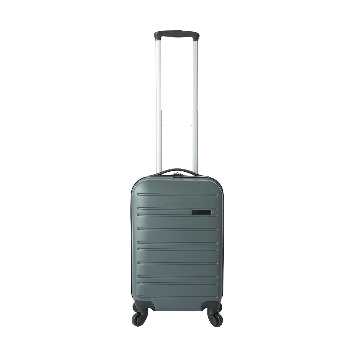 47cm 4 Wheels Carry On Hard Case Charcoal Kmart