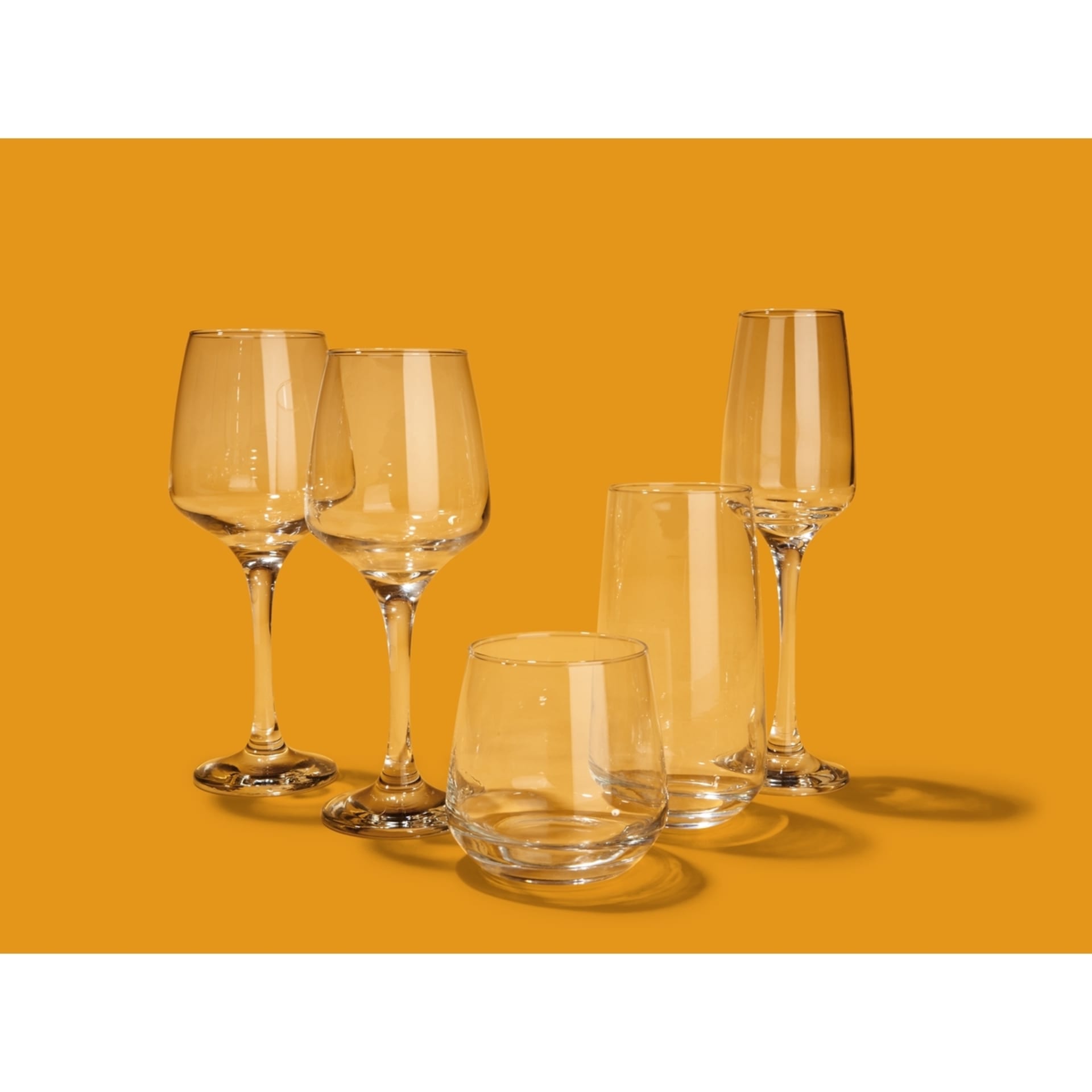 6 Santorini White Wine Glasses Kmart