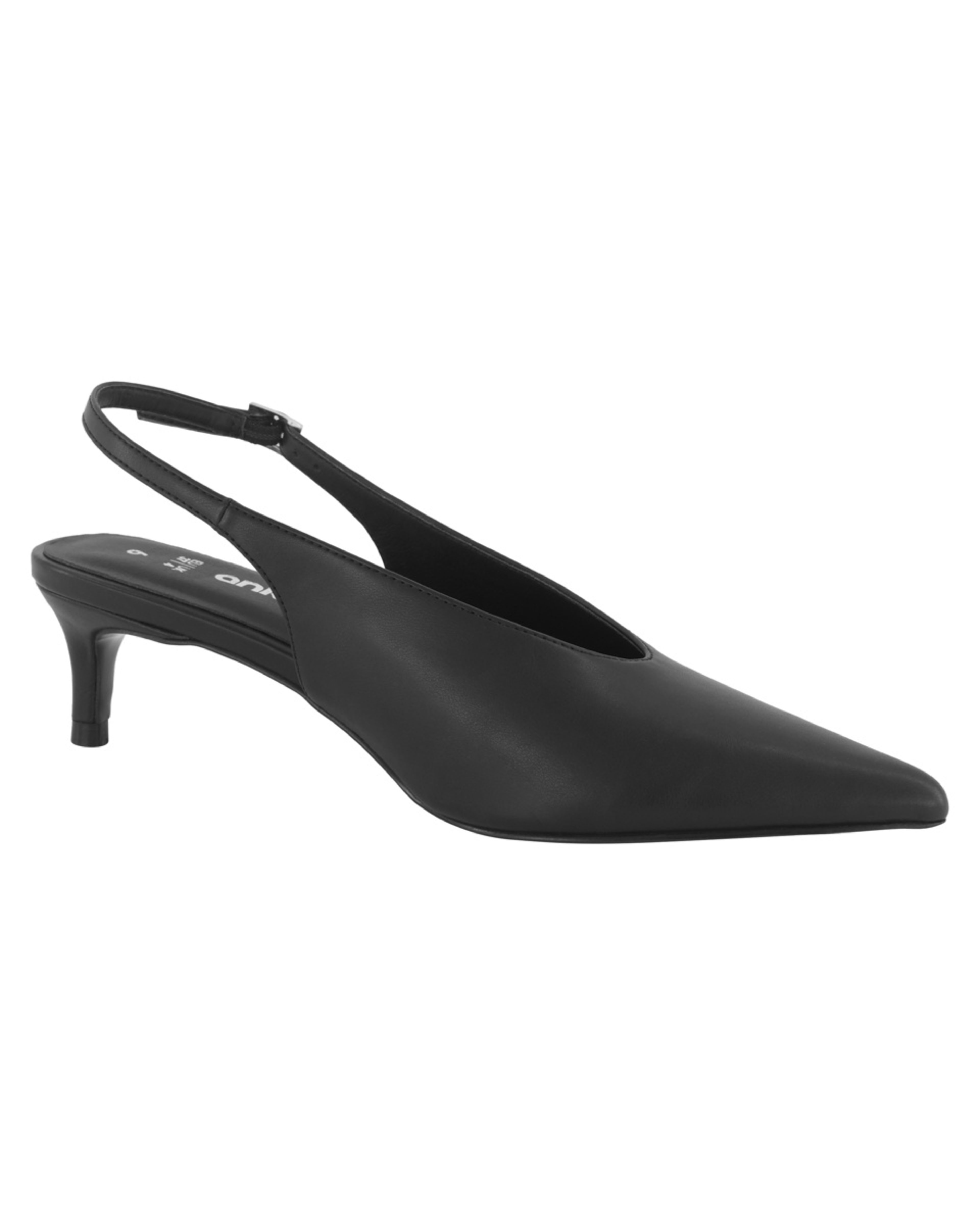 2 High Vamp Kitten Heels Black, 2 of 5