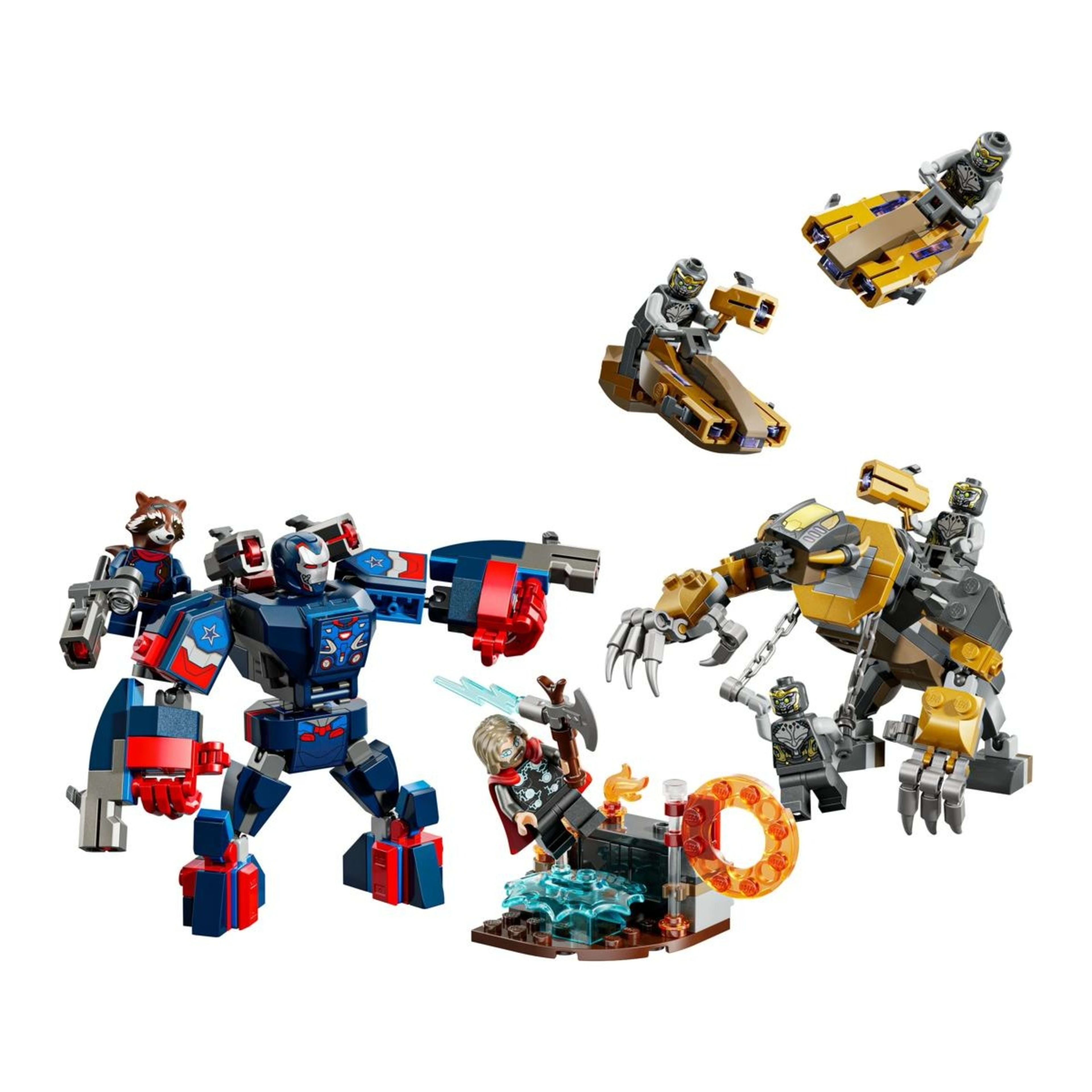 2 LEGO Marvel Super Heroes Avengers: Endgame Thor vs. Chitauri 76322, 2 of 10
