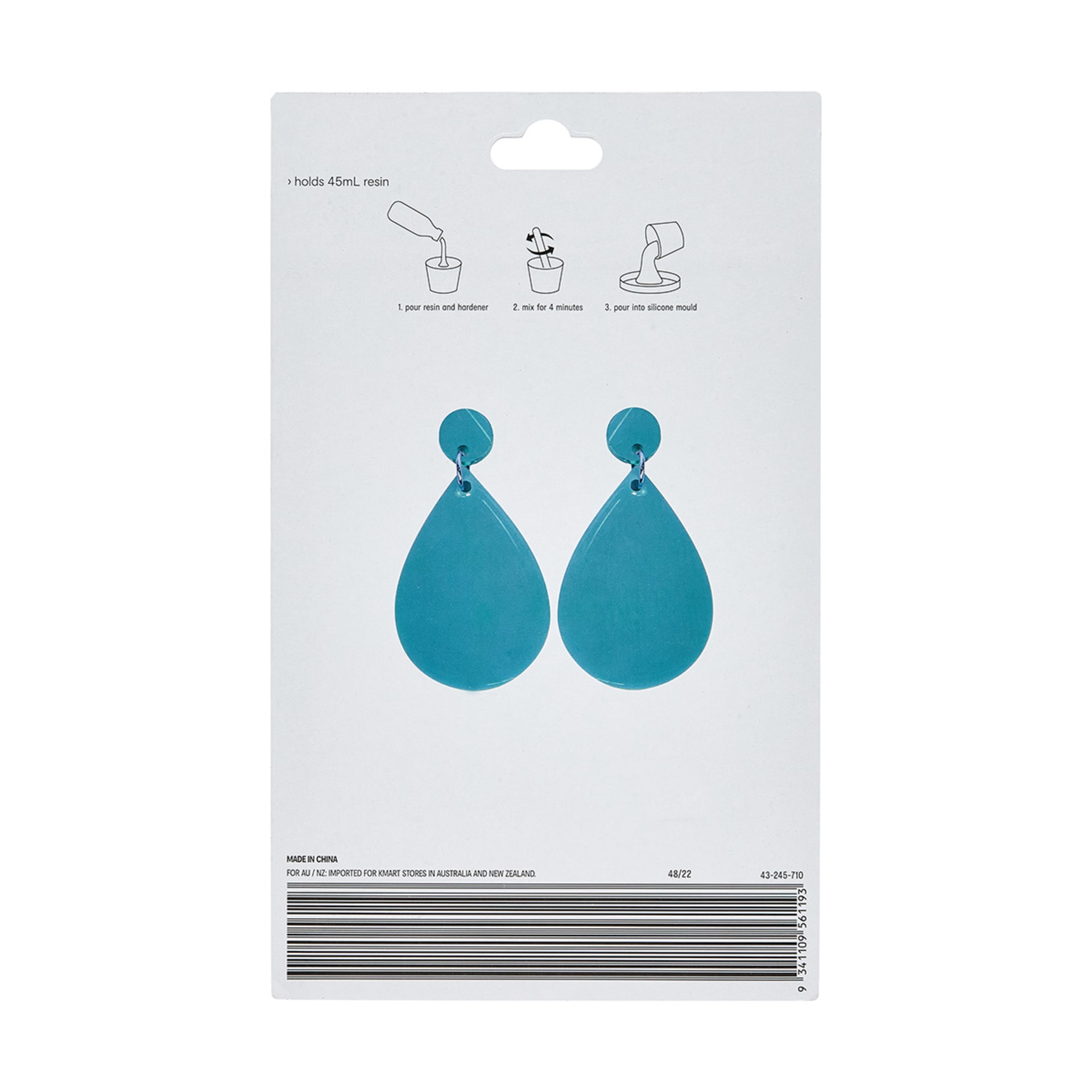 Resin Earring Mould Kmart