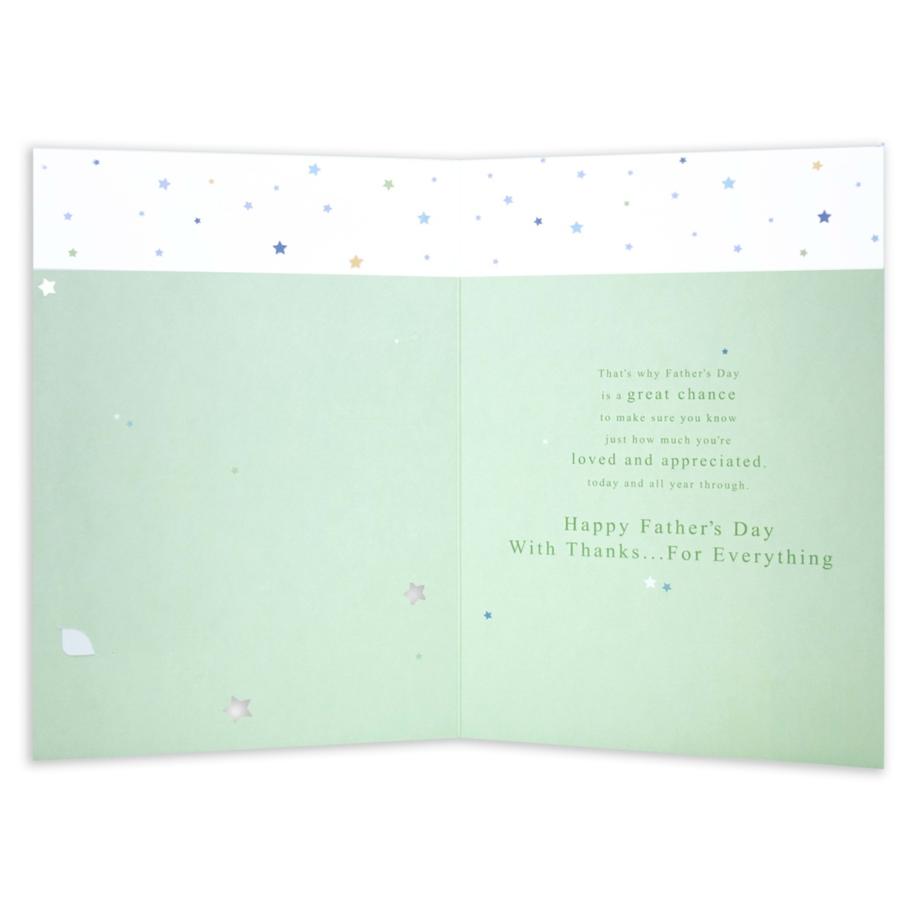 Hallmark Father's Day Card with Detachable Bookmark Country Landscape