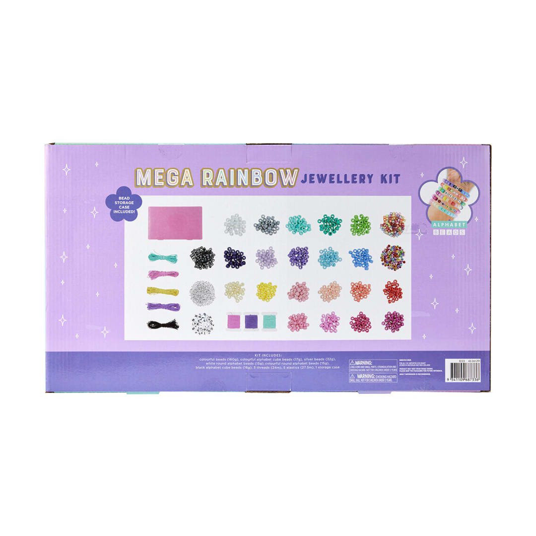 Mega Rainbow Jewellery Kit - Kmart