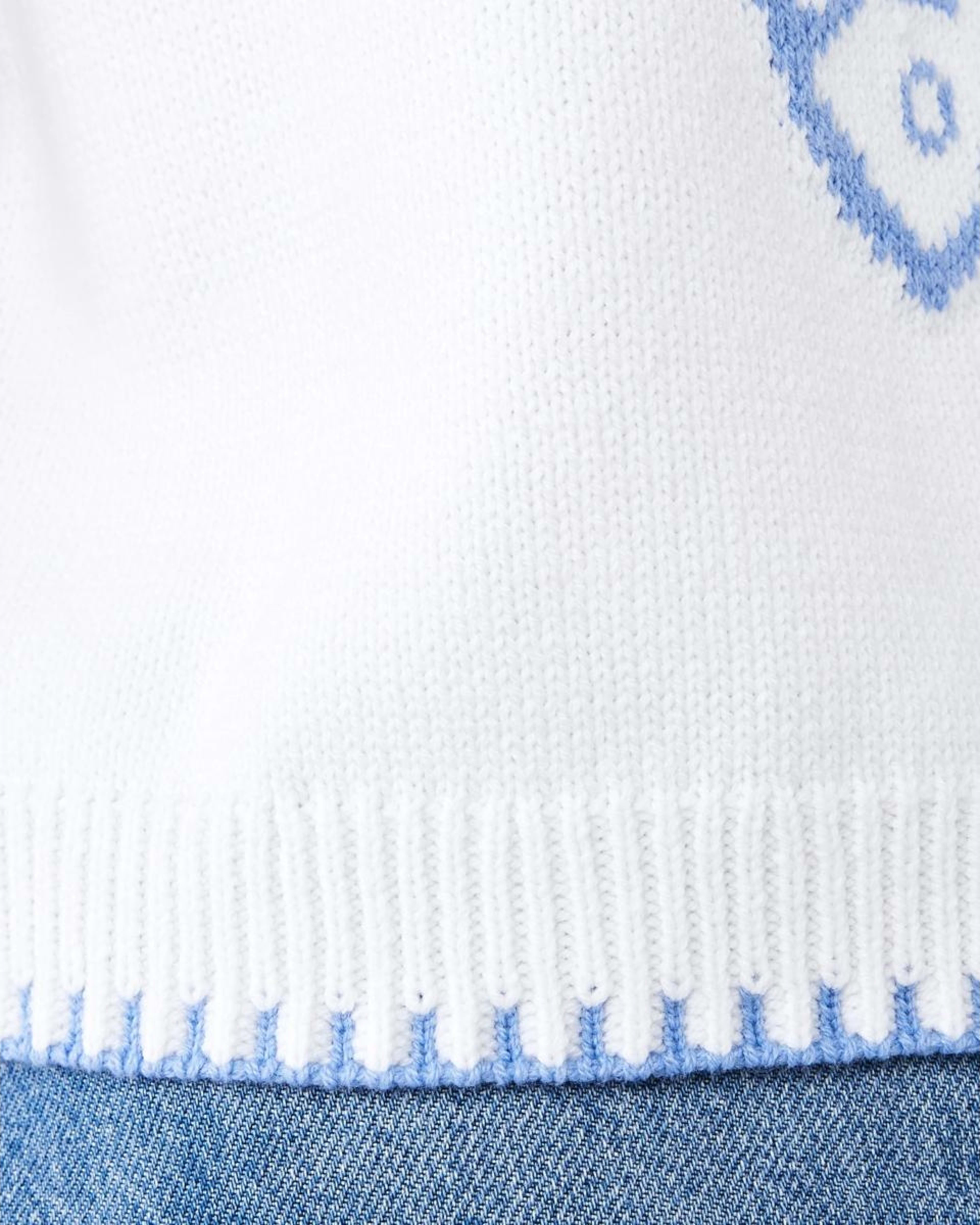 7 Jacquard Vest Blu Fish, 7 of 7