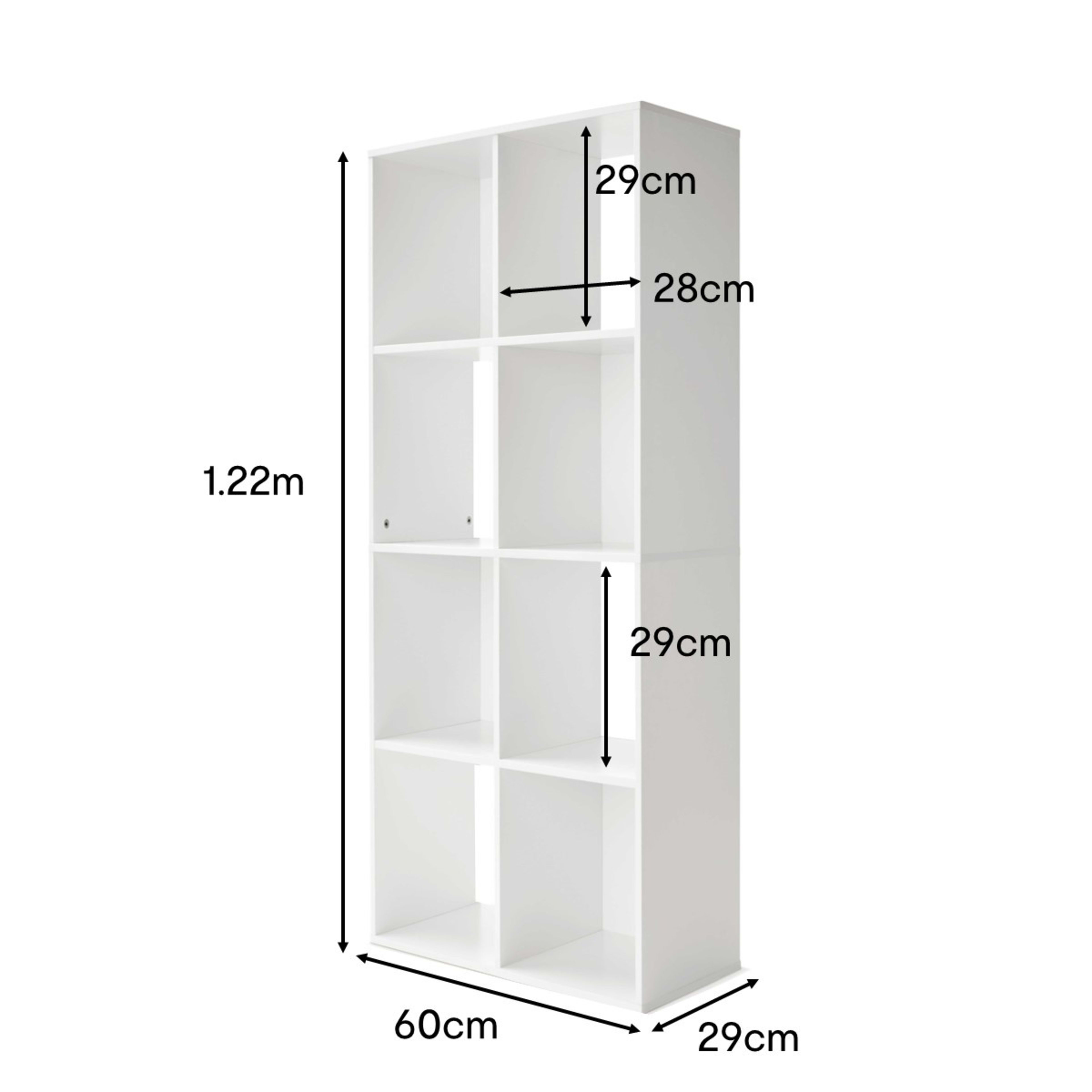 4 8 Cube Unit White, 4 of 6