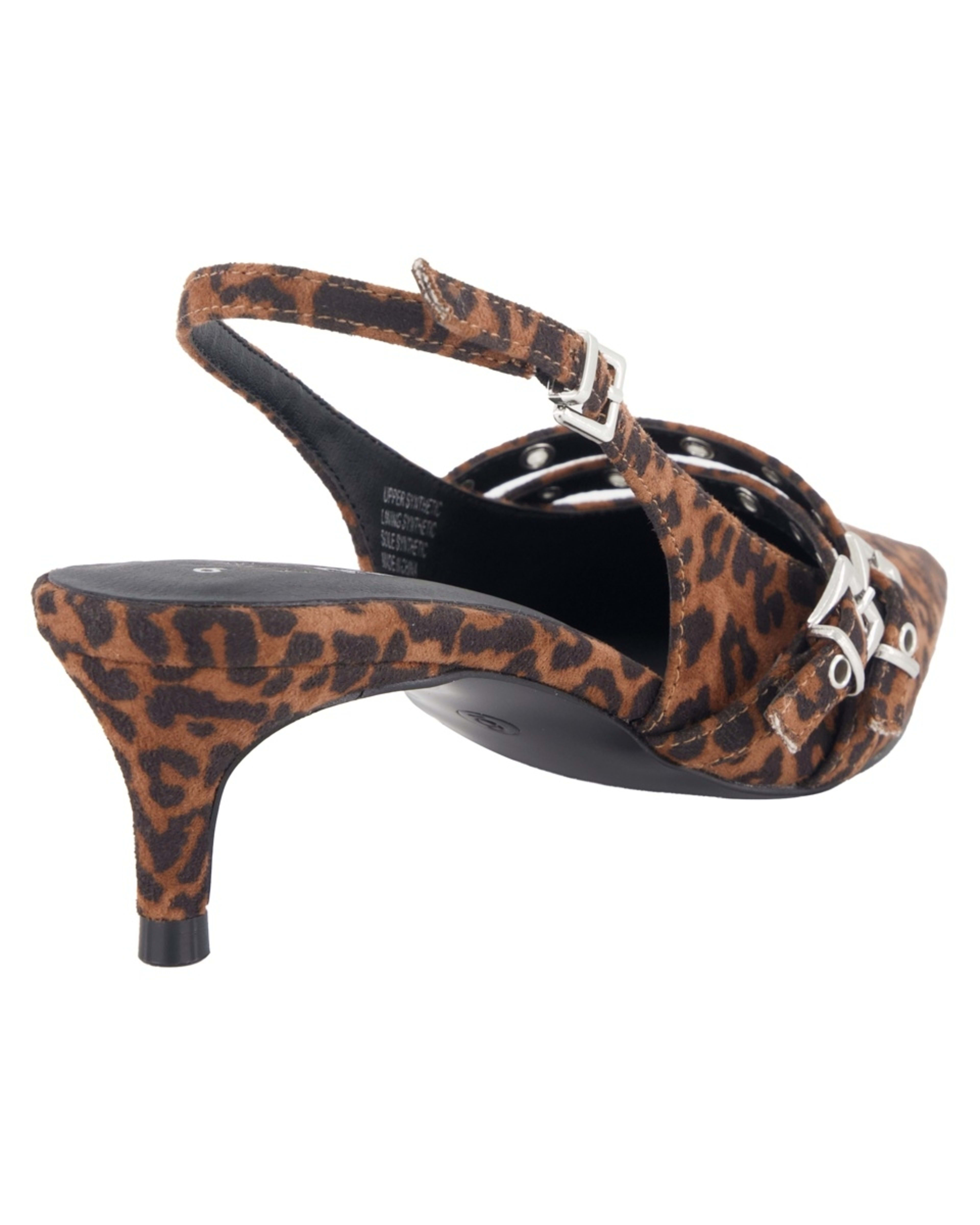 4 Strappy Kitten Heels LEOPARD NATURAL, 4 of 5