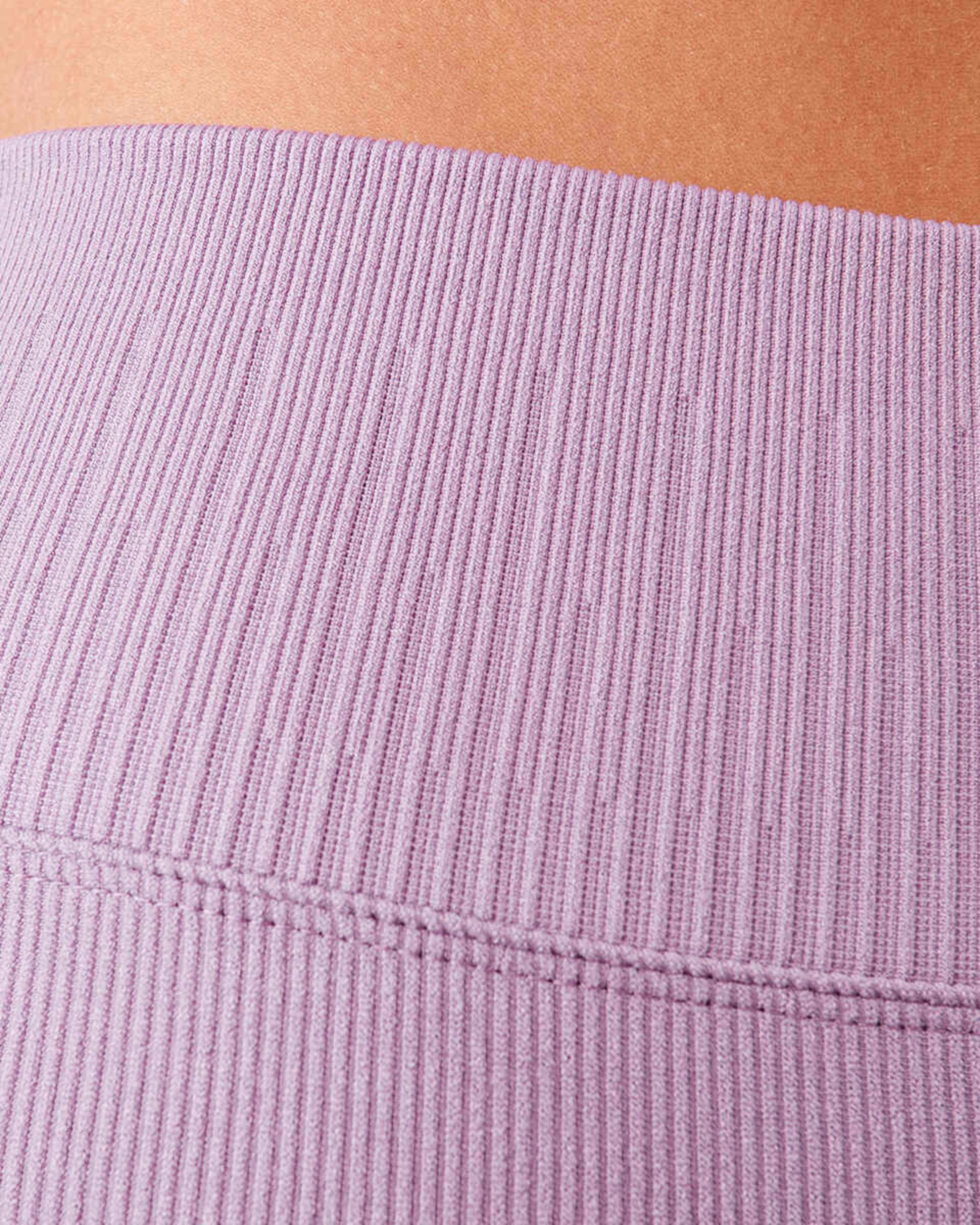 4 Active Womens Seamfree Rib Bike Shorts Calm Purp, 4 of 6
