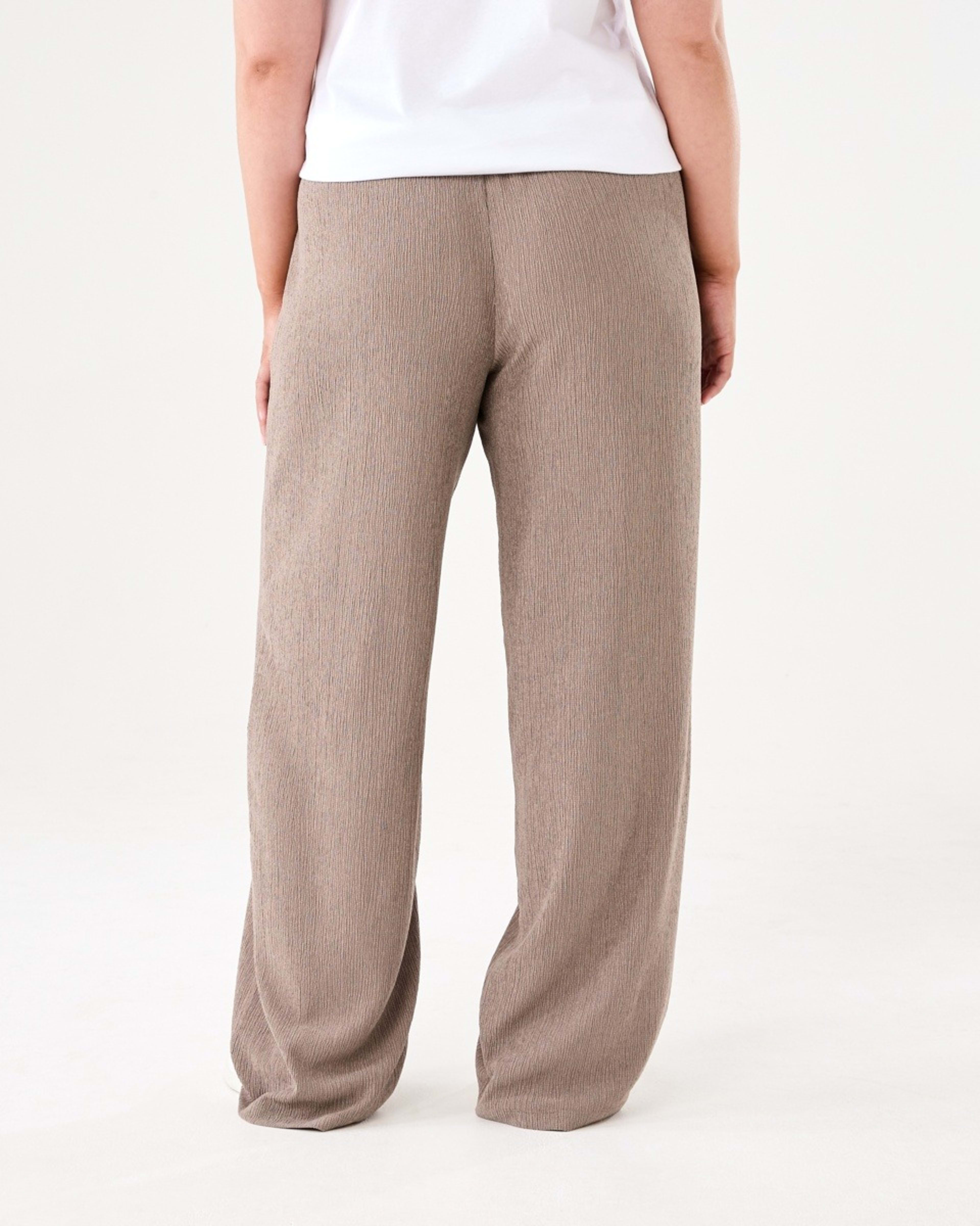 3 Textured Pants CARIBOU BROWN, 3 of 5