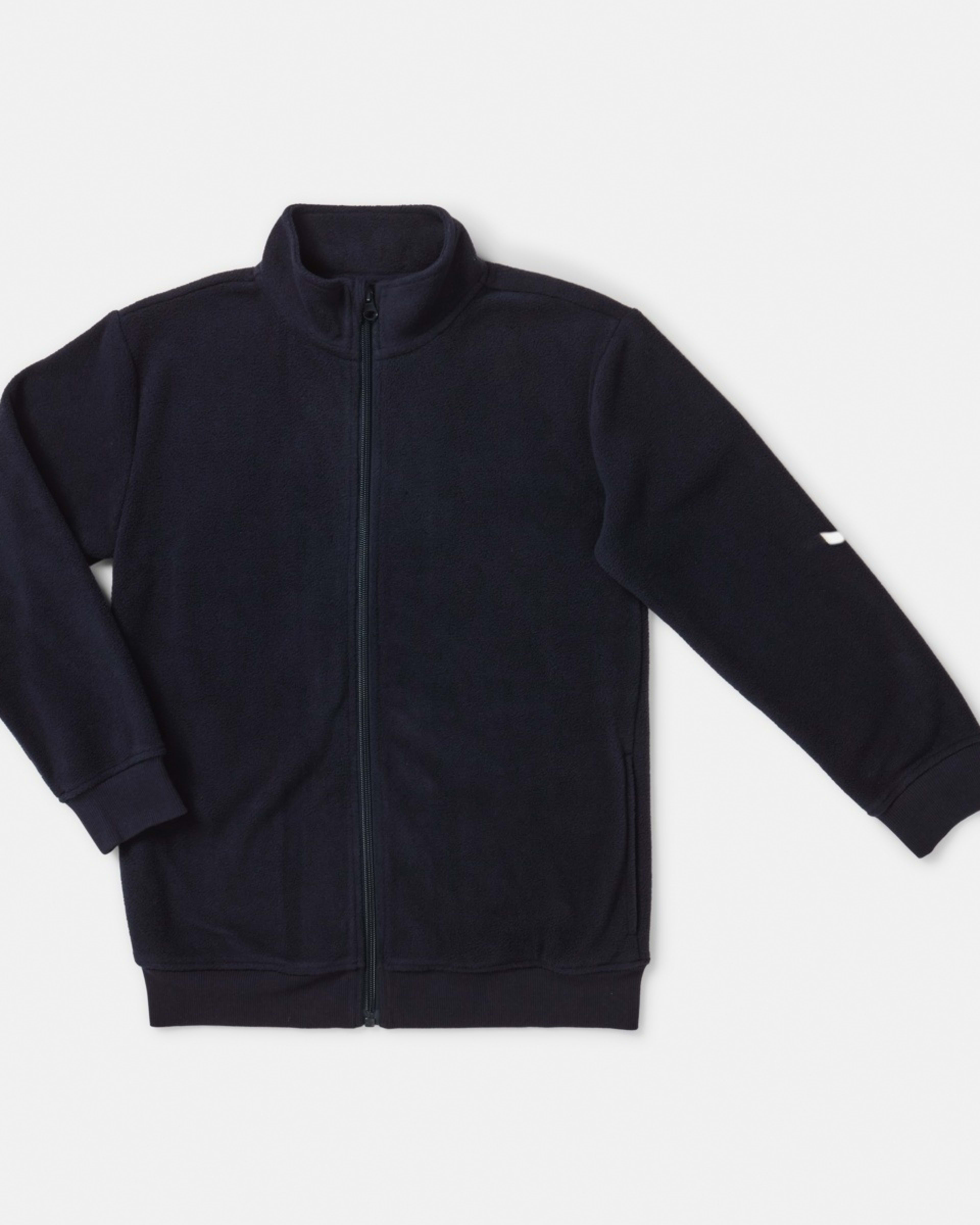 9 Zip Through Polar Fleece Sweatshirt Nvy Sphire, 9 of 10