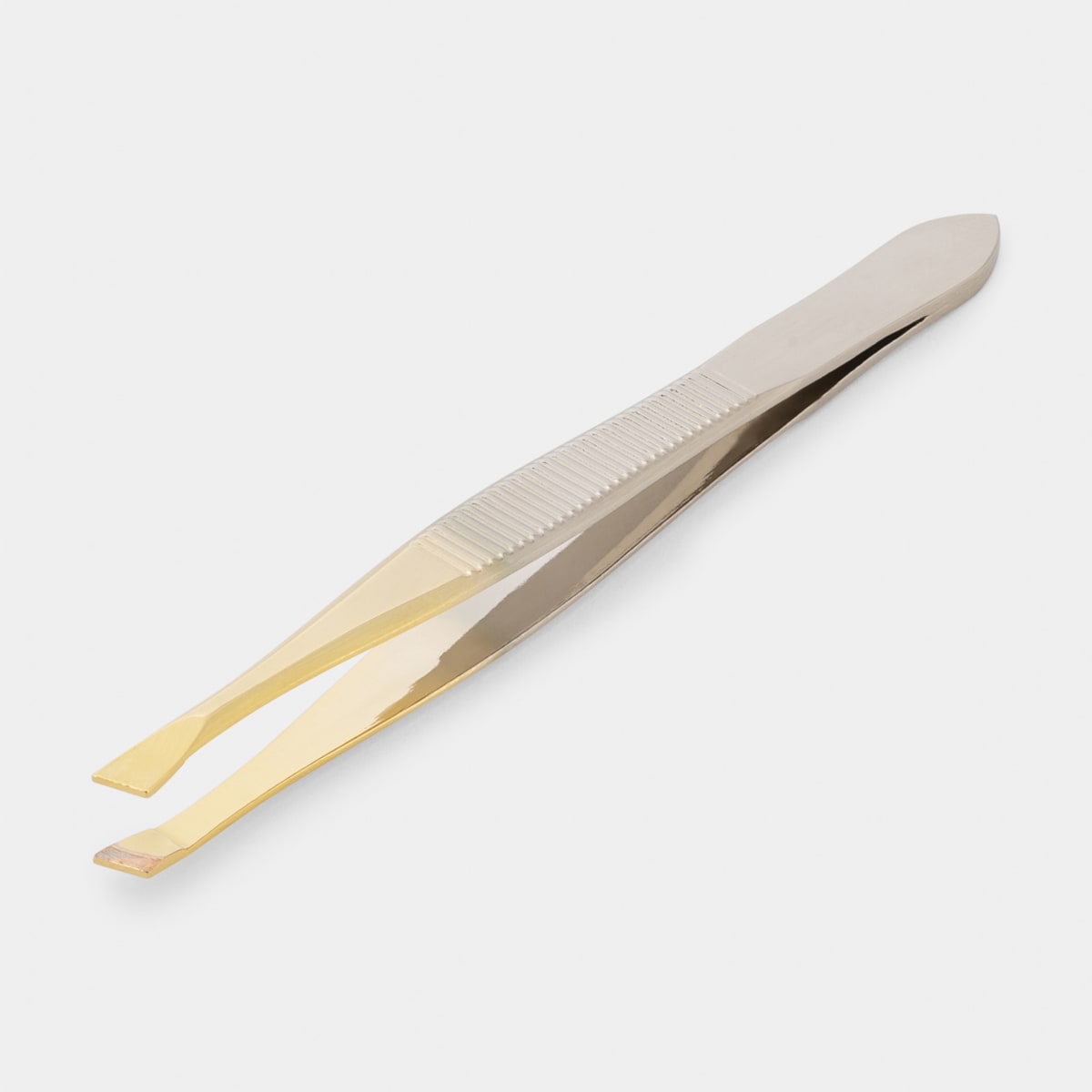 Gold Look Plated Slant Tip Tweezers Kmart