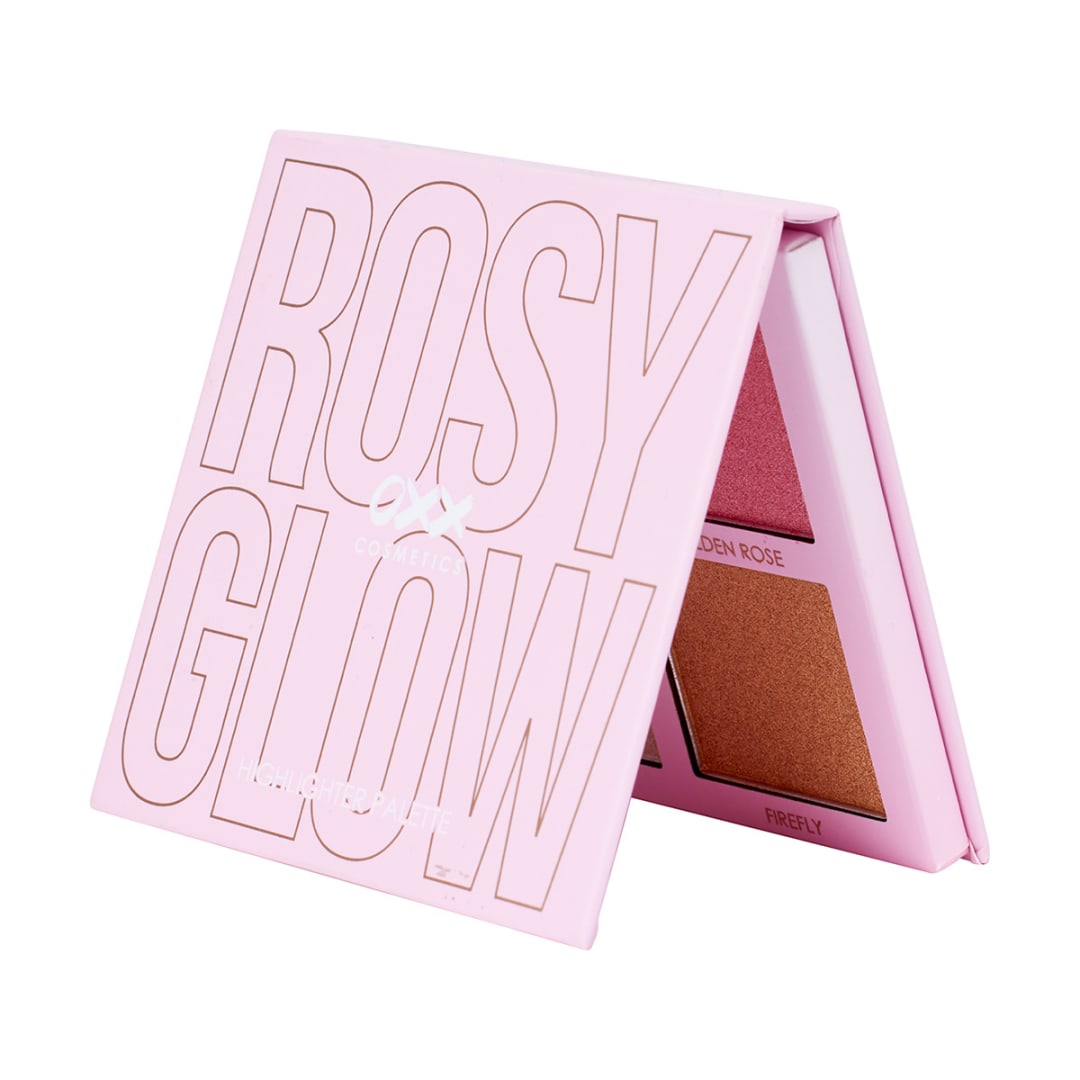 OXX Cosmetics 4 Shades Highlighter Palette Rosy Kmart
